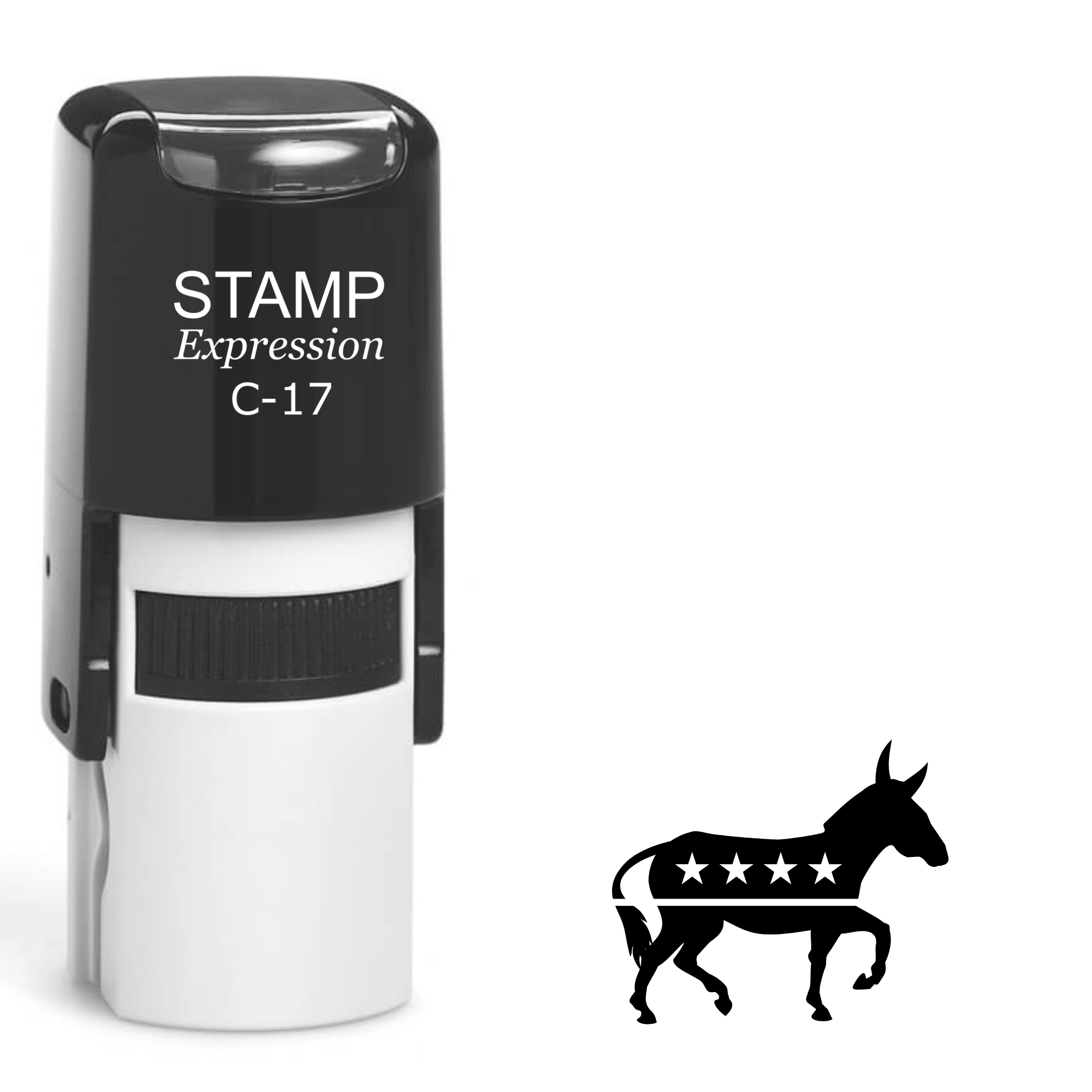 Donkey with stars Self Inking Rubber Stamp (SH-63259)