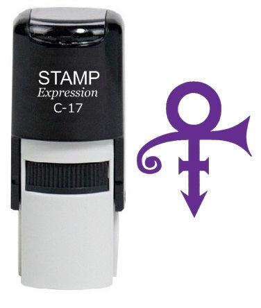 Love Symbol #2 - Prince's Logo Self Inking Rubber Stamp (SH-6331)