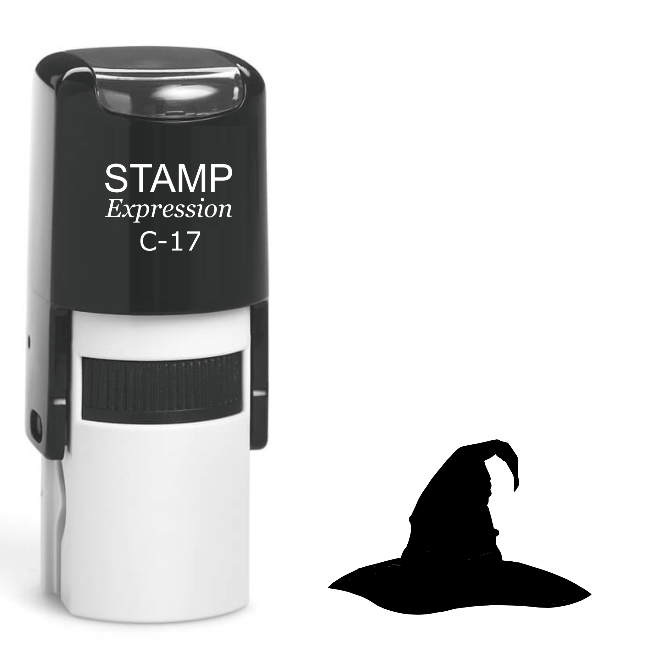 Large witch’s hat Halloween Self Inking Rubber Stamp (SH-63402)