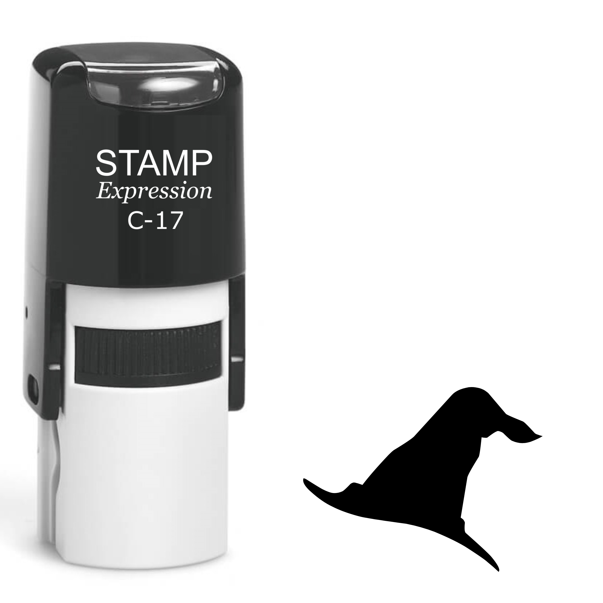 Whimsical witch’s hat Halloween Self Inking Rubber Stamp (SH-63403)