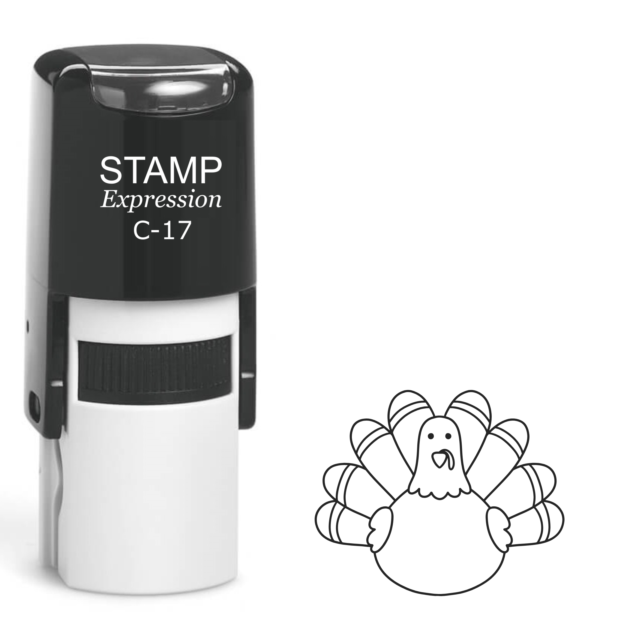 Sitting turkey Self Inking Rubber Stamp (SH-63467)