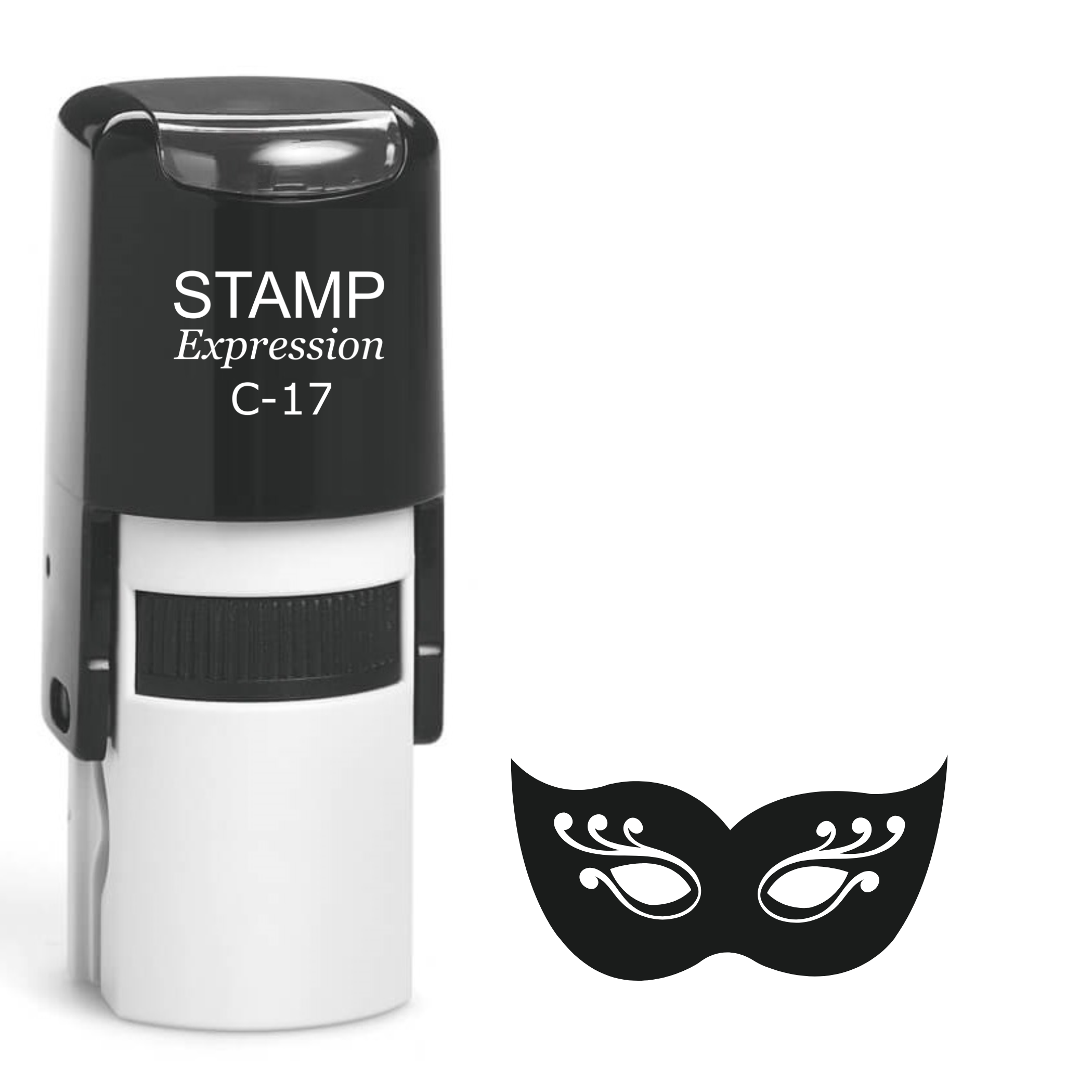 Mardi Gras mask Self Inking Rubber Stamp (SH-63479)