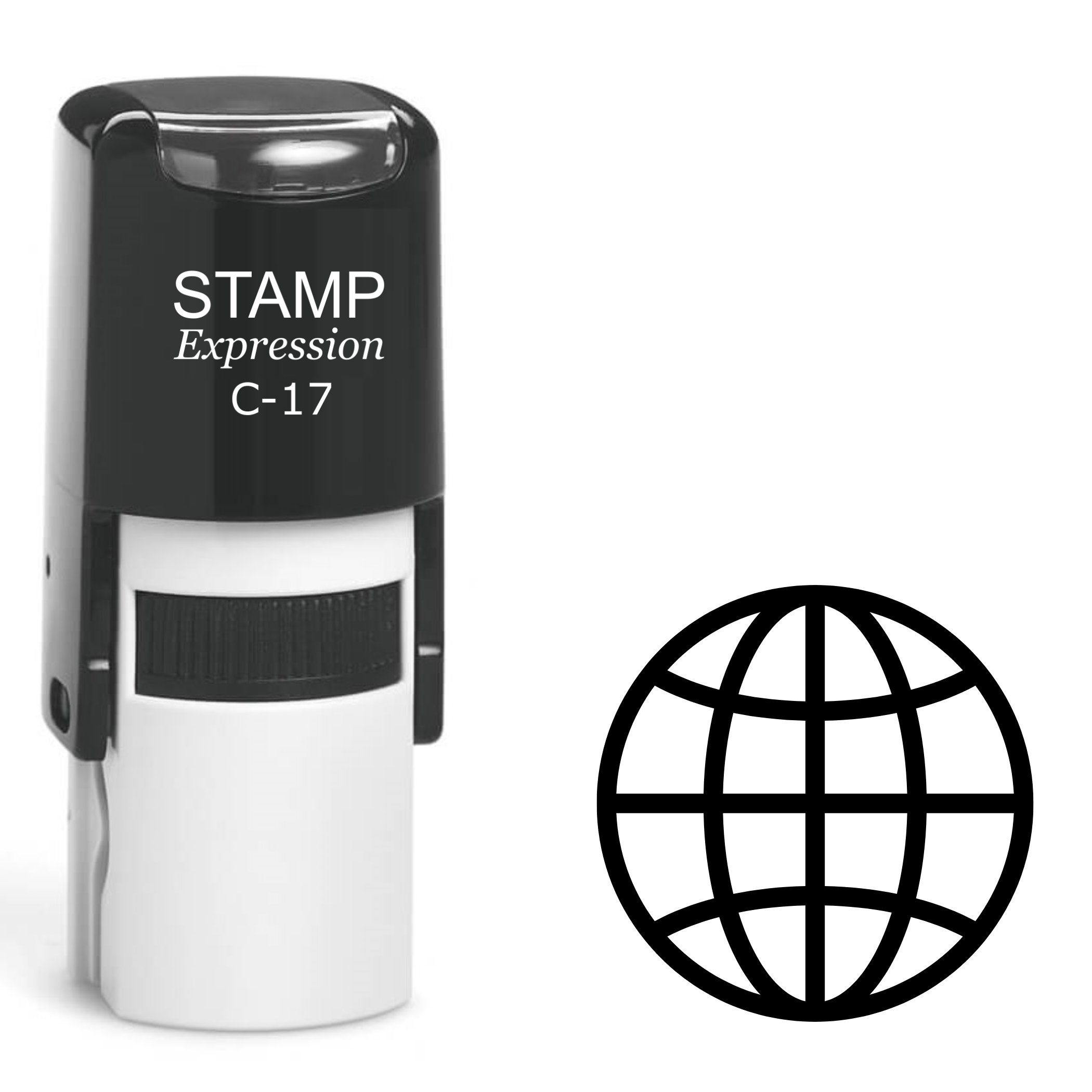 World wide web icon Self Inking Rubber Stamp (SH-63512)