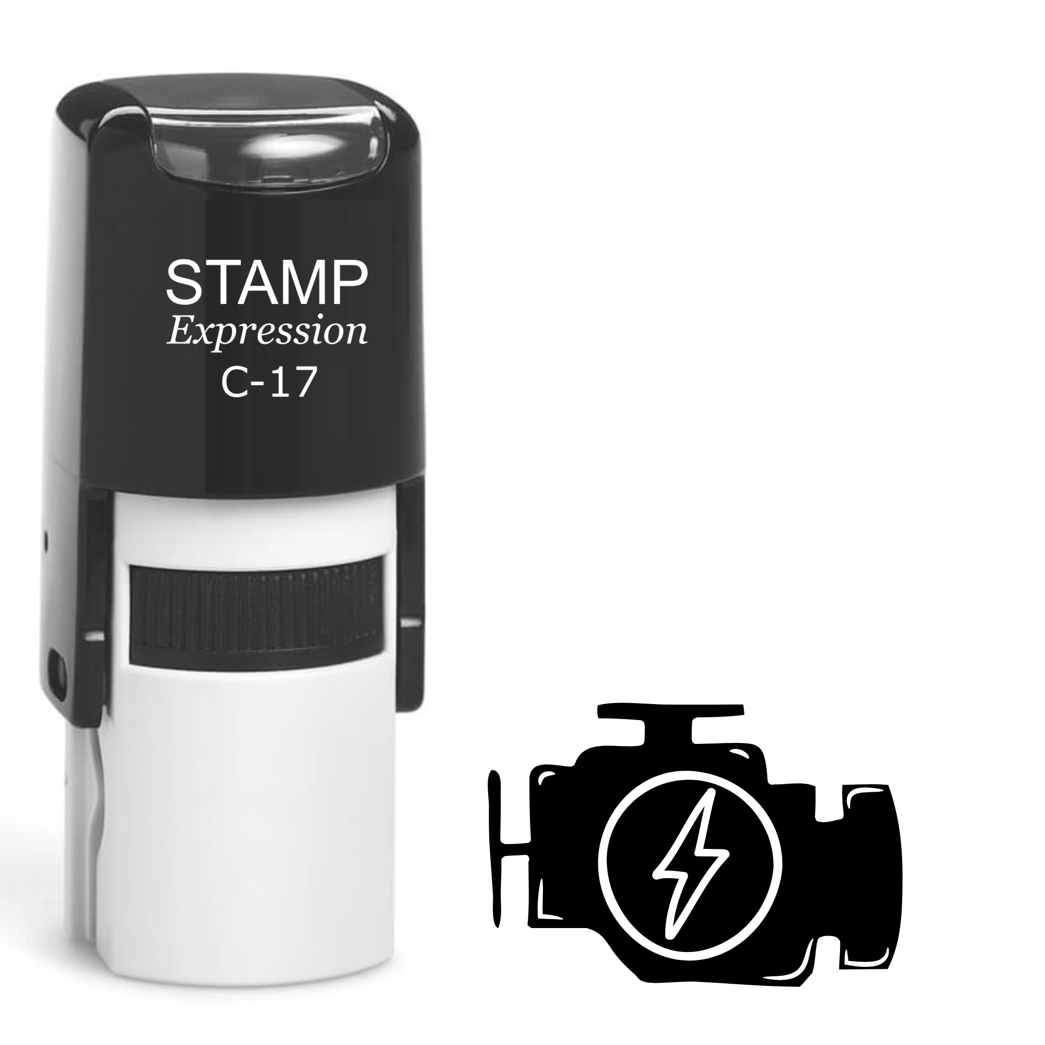 Car engine Self Inking Rubber Stamp (SH-63551)