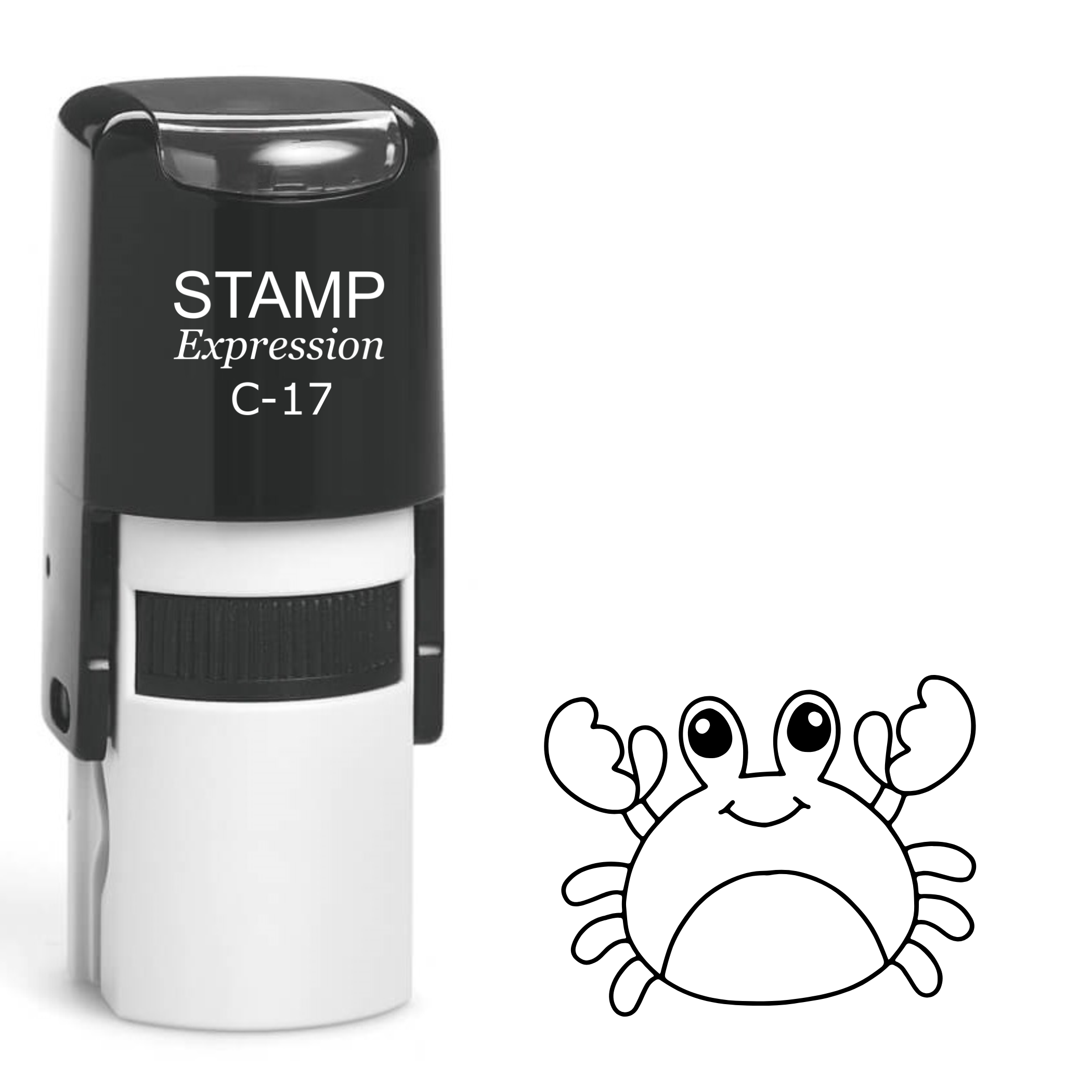 Cute baby crab Self Inking Rubber Stamp (SH-63590)