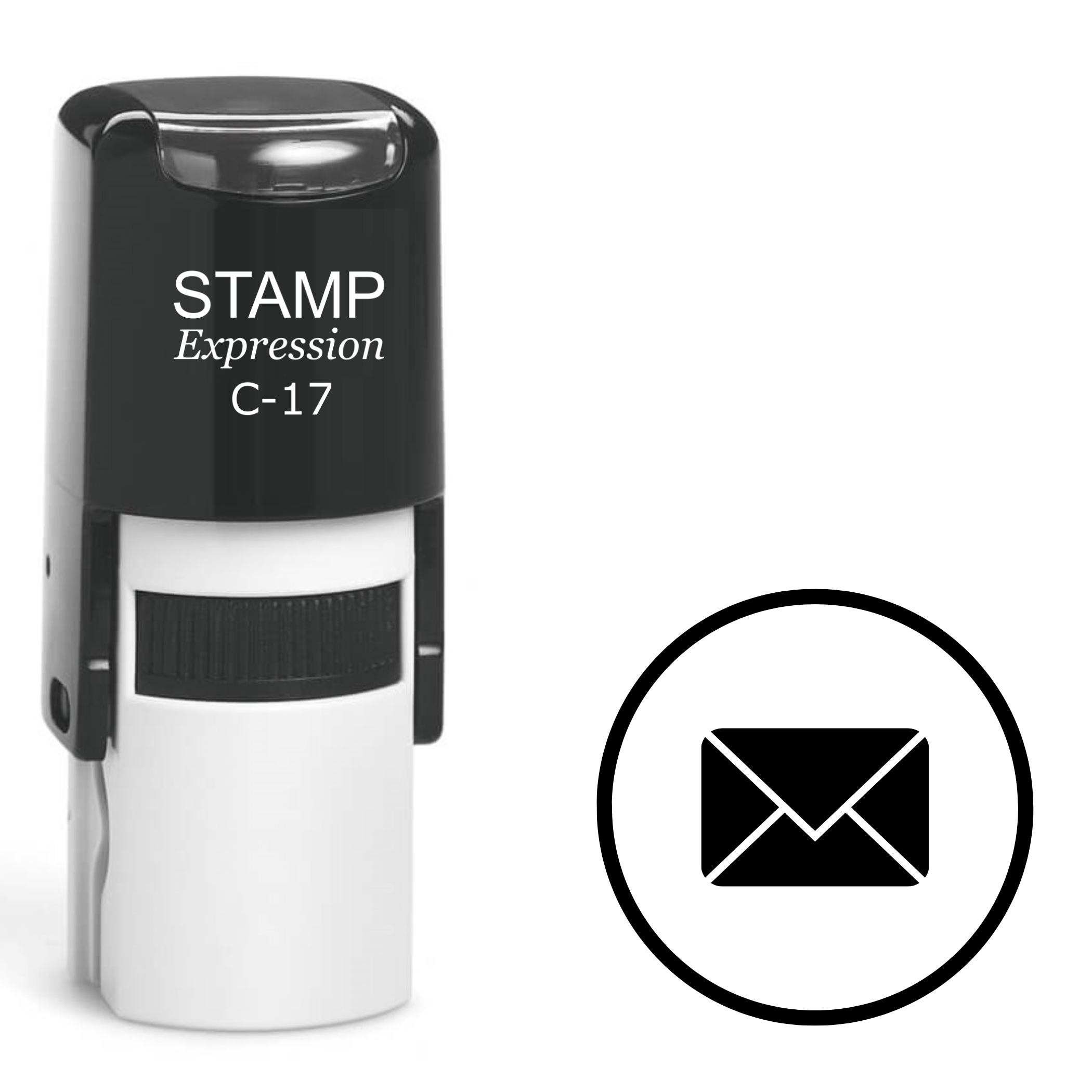 Letter in a circle Self Inking Rubber Stamp (SH-63617)