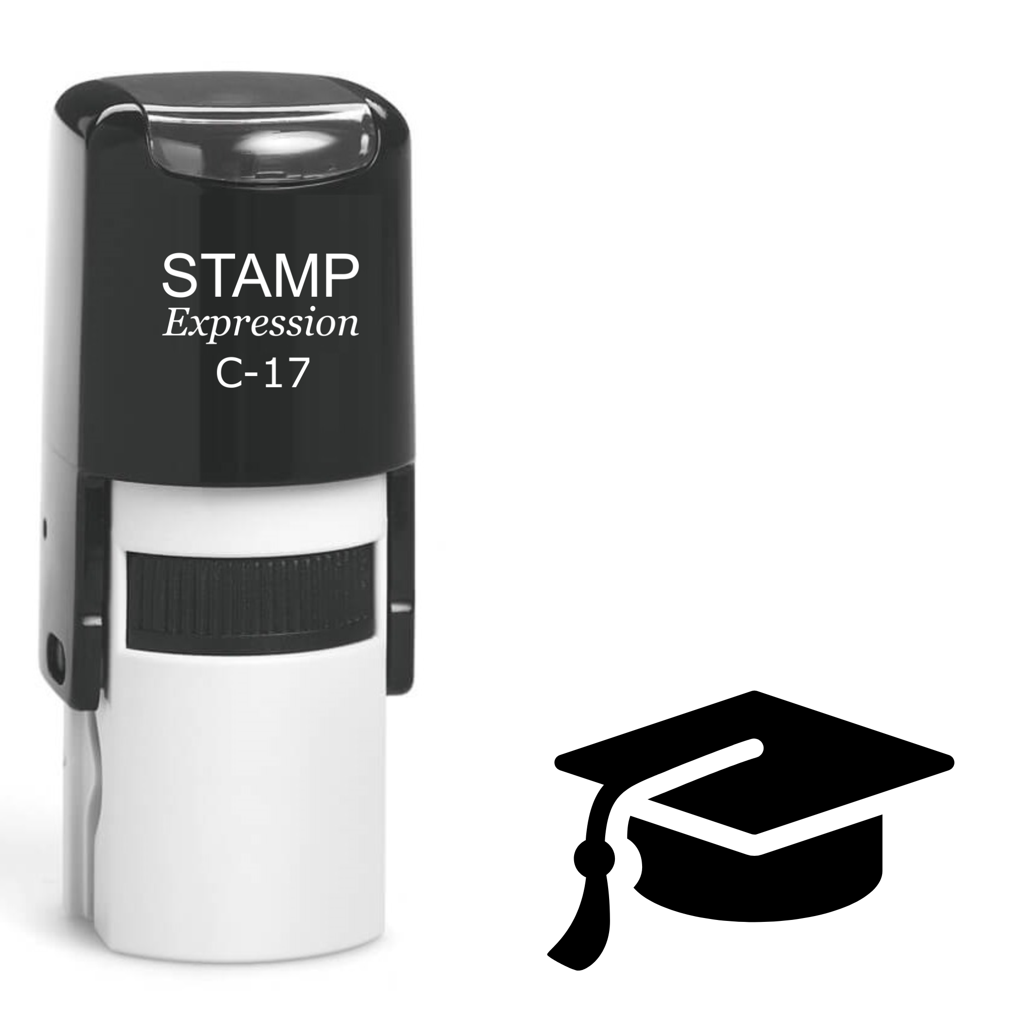 Graduation cap Self Inking Rubber Stamp (SH-63618)