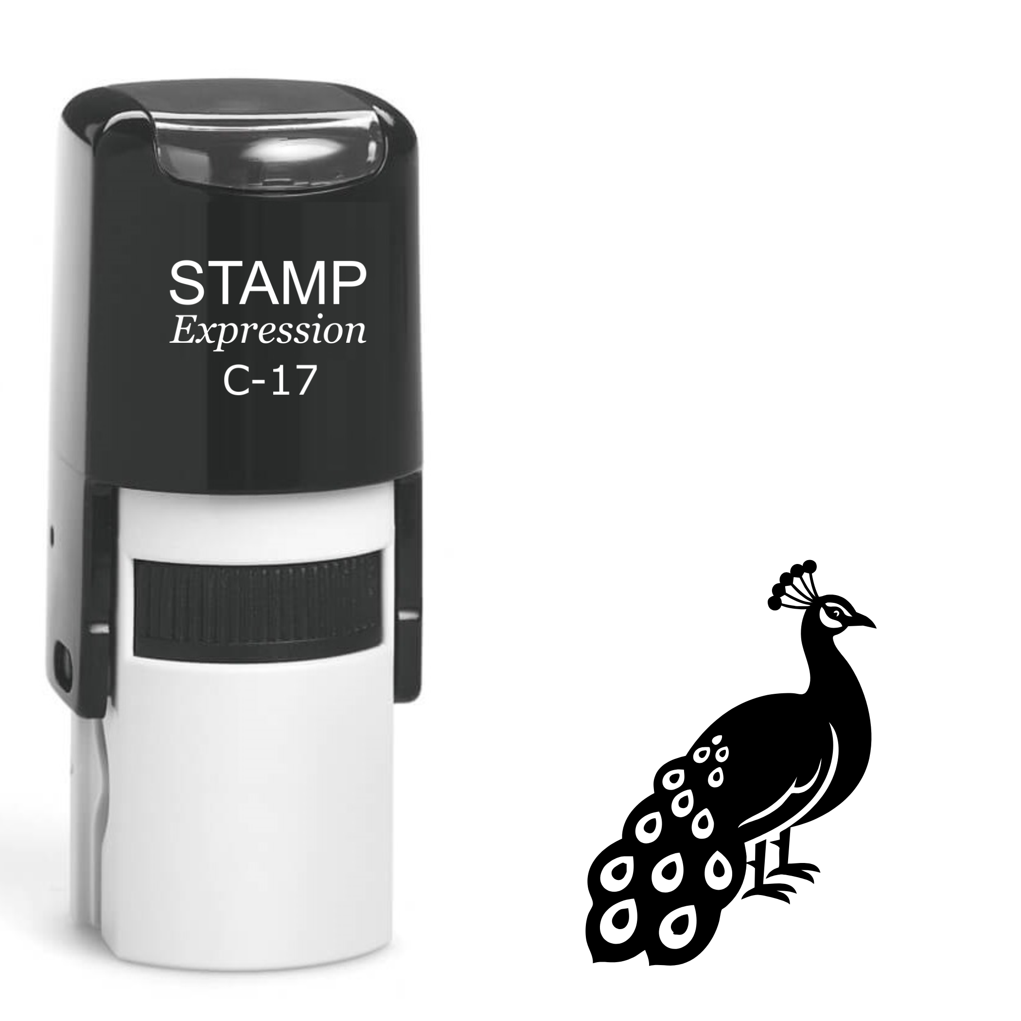 Beautiful peacock Self Inking Rubber Stamp (SH-63673)