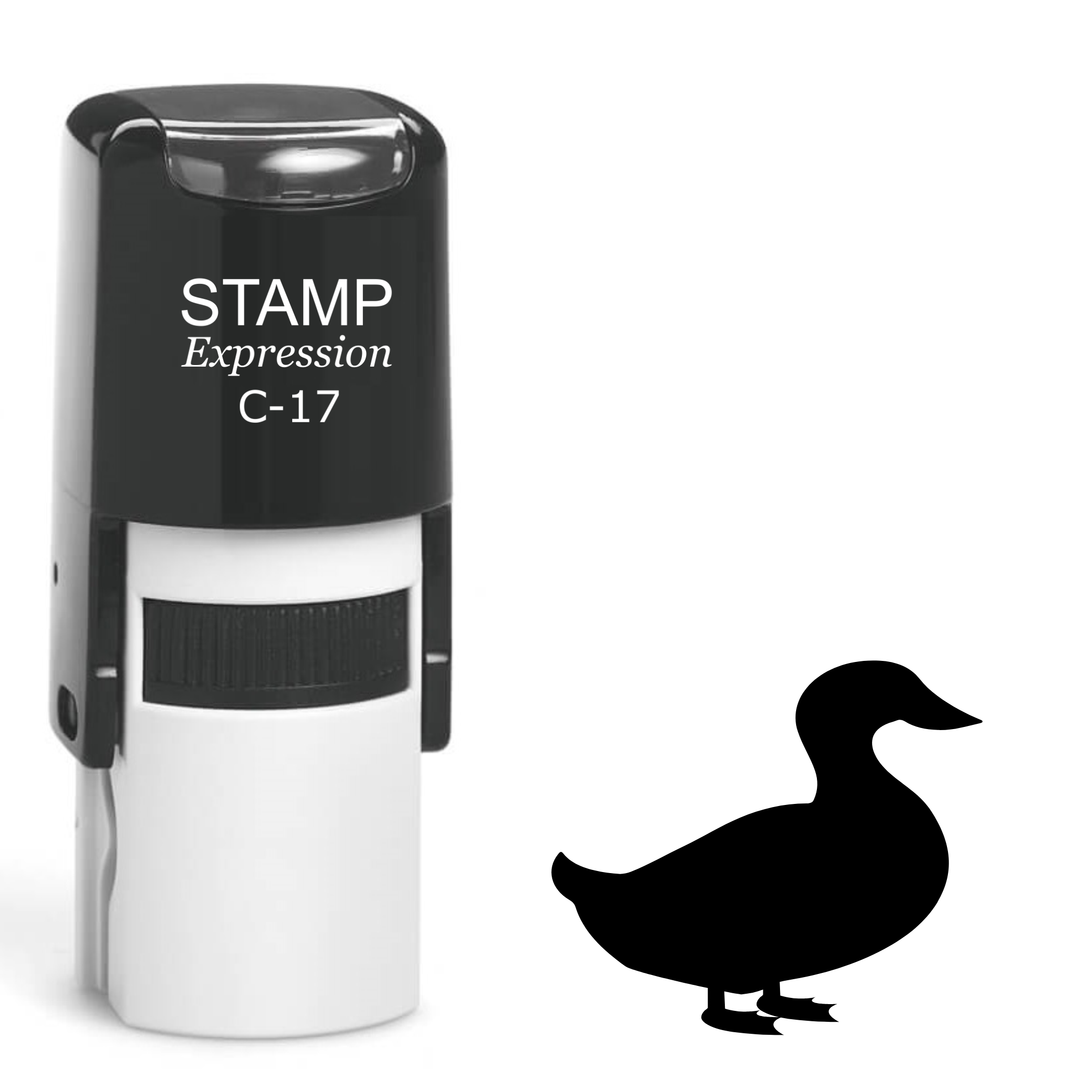 Duck silhouette Self Inking Rubber Stamp (SH-63676)