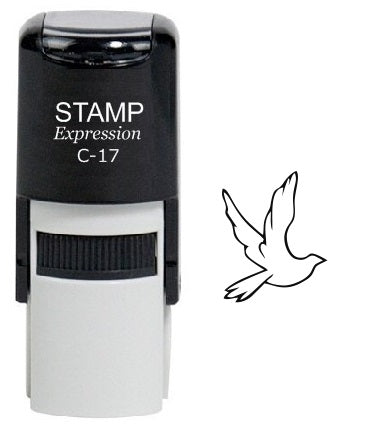 Dove Bird Outline Self Inking Rubber Stamp (SH-6368)