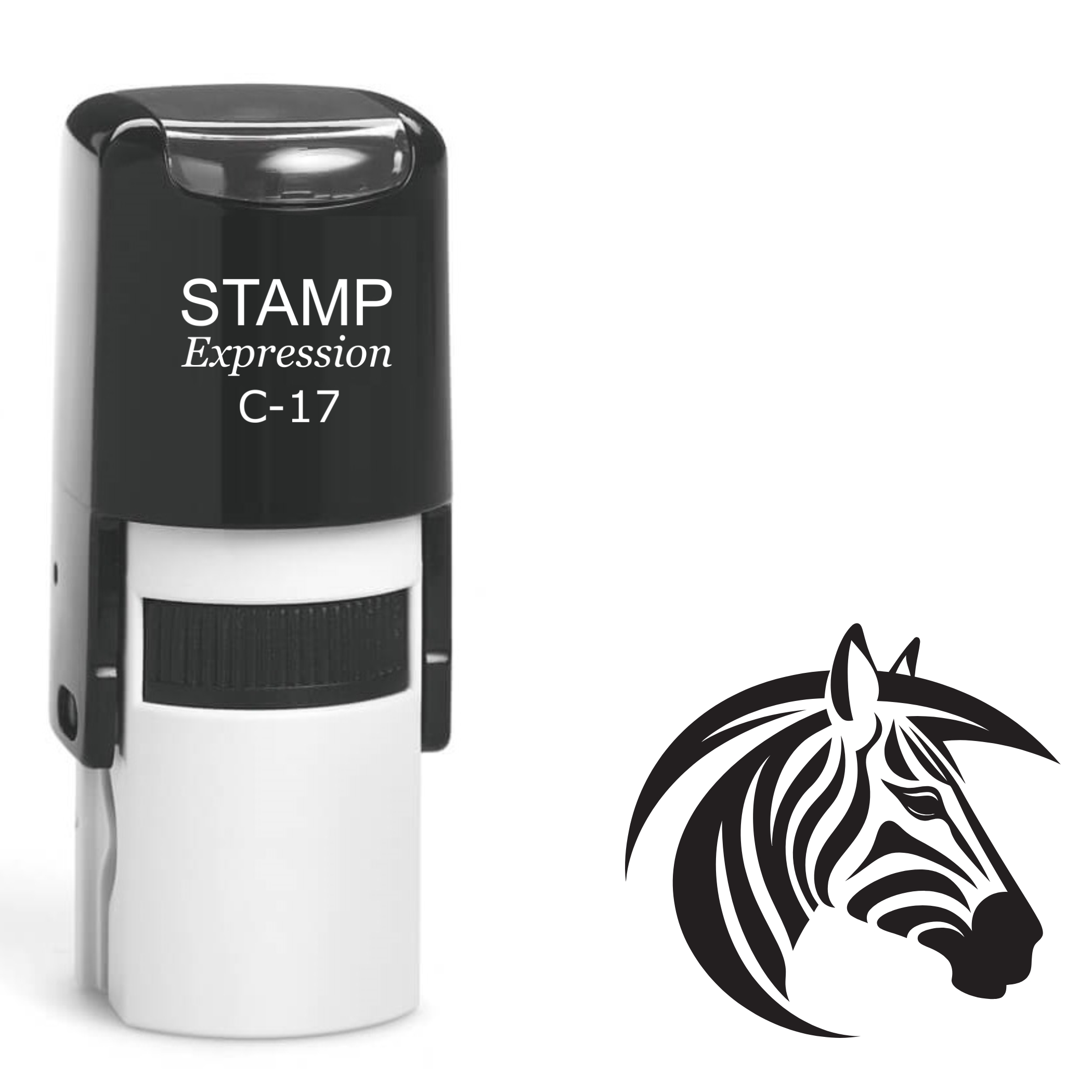 Zebra head Self Inking Rubber Stamp (SH-63696)