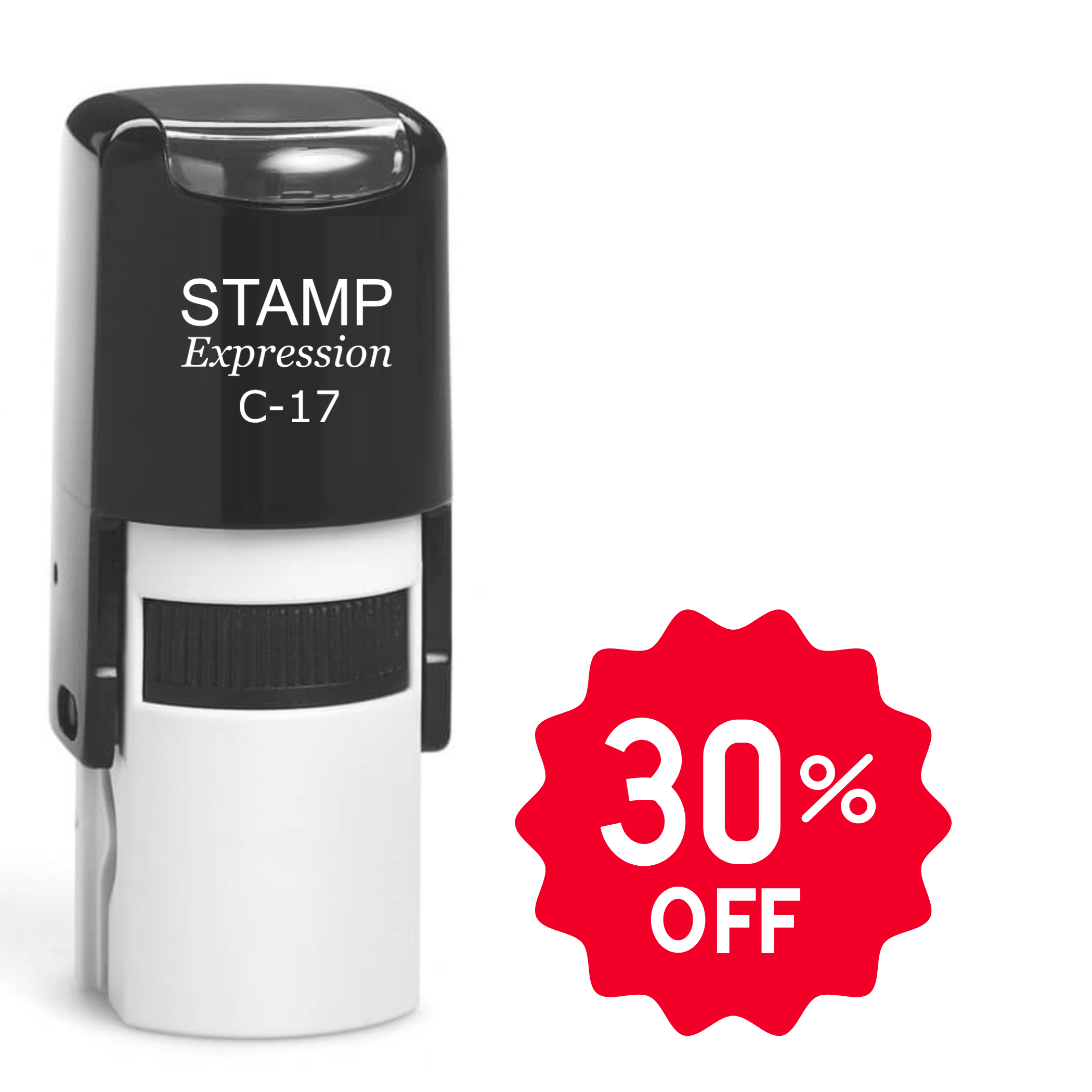30 percent off in a circle Self Inking Rubber Stamp (SH-63721)
