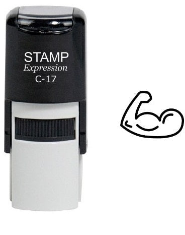 Flexing Muscular Arm Self Inking Rubber Stamp (SH-6374)