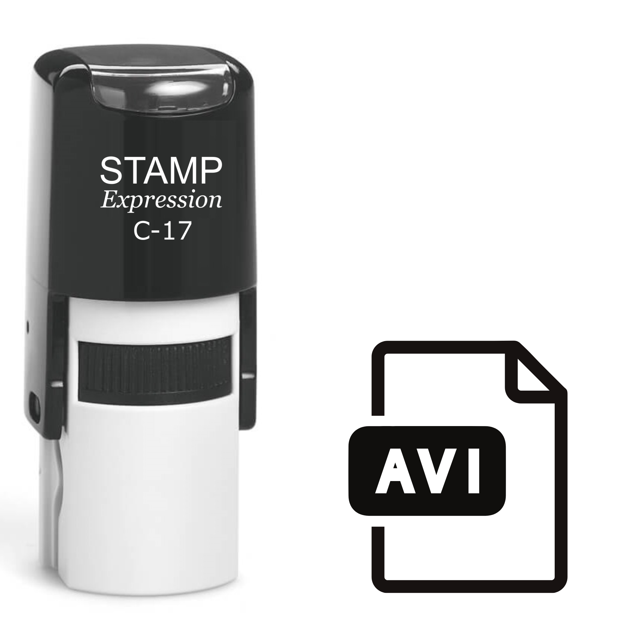 AVI sign Self Inking Rubber Stamp (SH-63826)