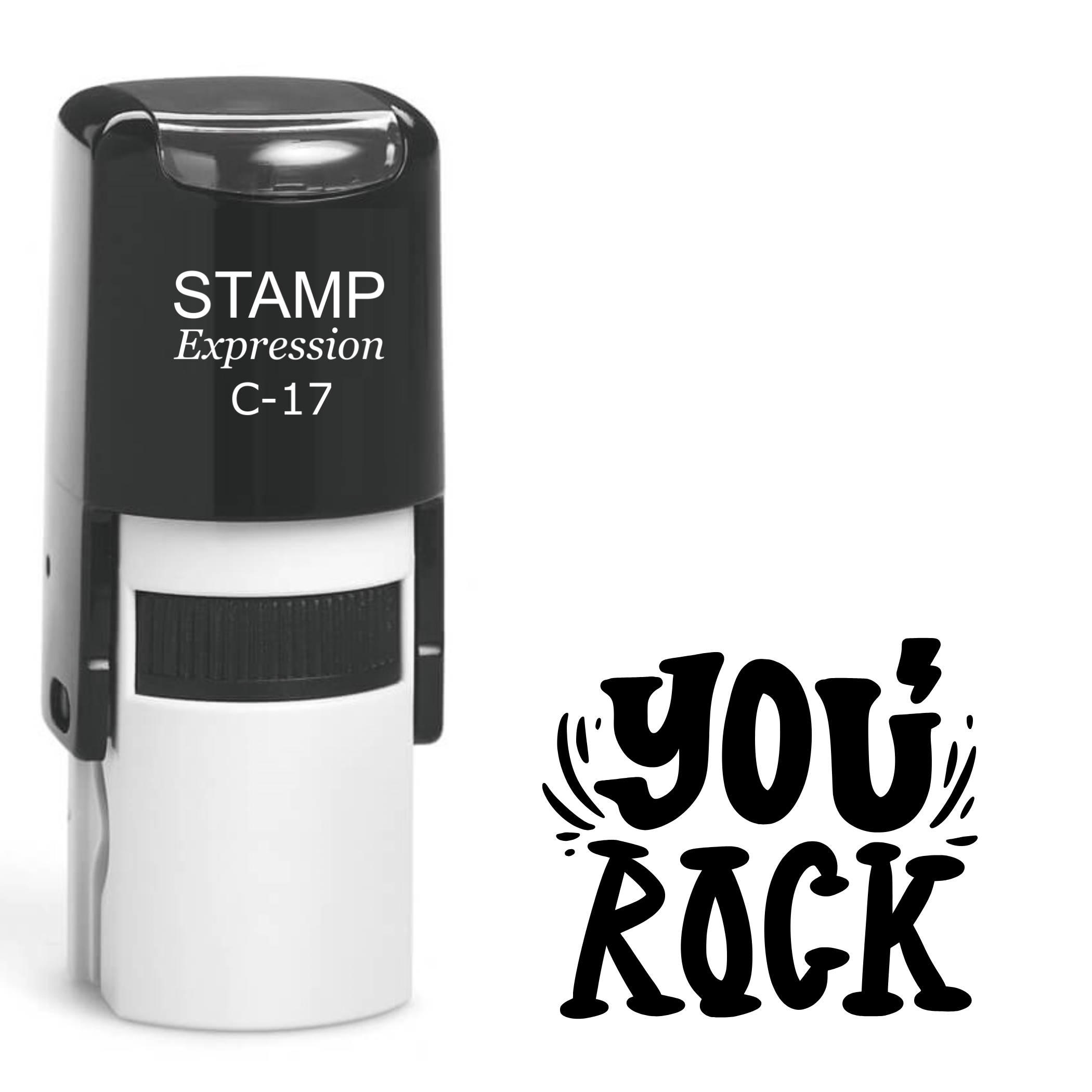 You rock teacher classroom Self Inking Rubber Stamp (SH-63836)