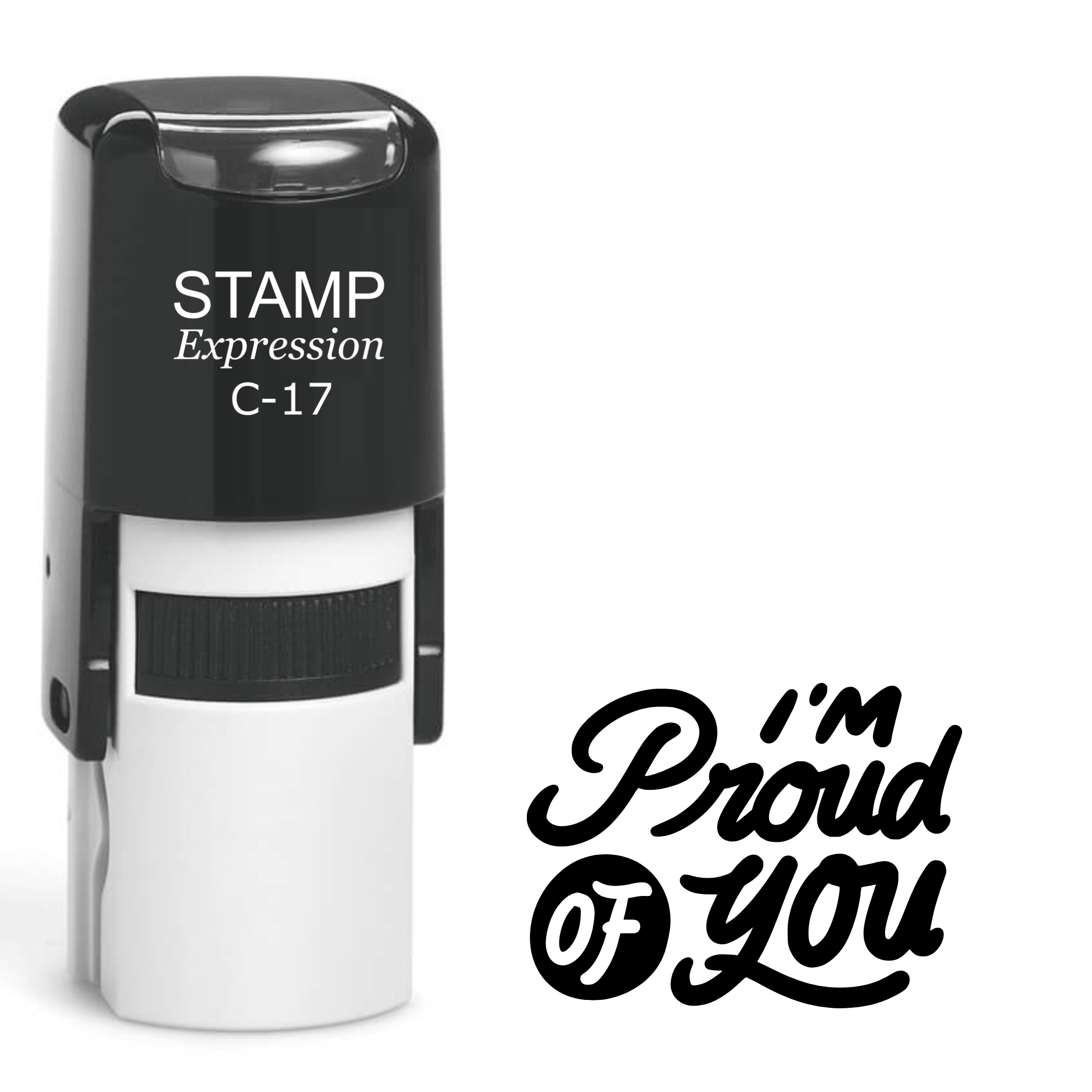 I'm proud of you teacher classroom Self Inking Rubber Stamp (SH-63838)