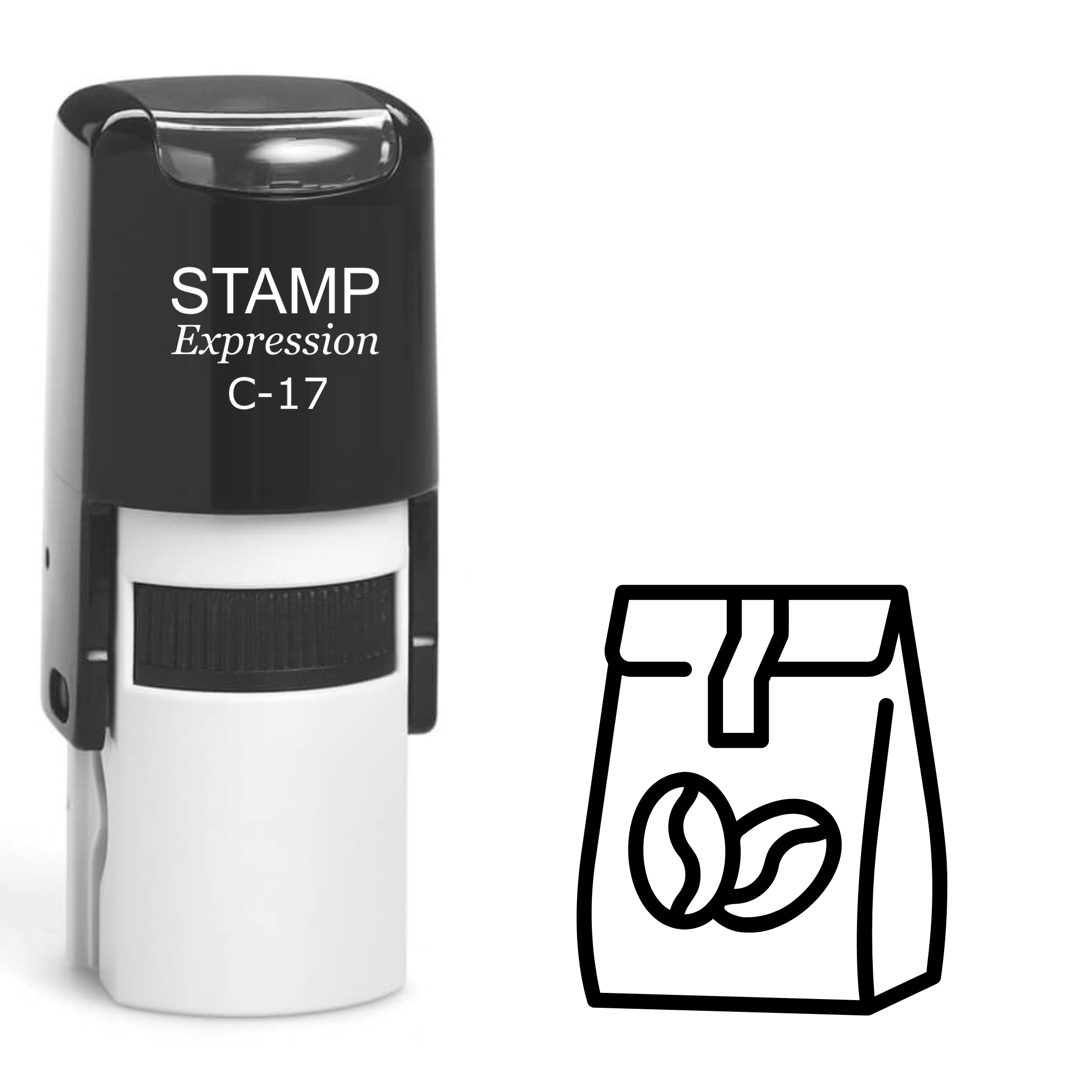 Bag of coffee Self Inking Rubber Stamp (SH-63917)