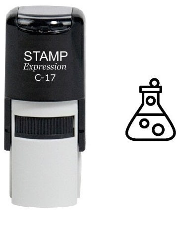 Laboratory Experiment Beaker Self Inking Rubber Stamp