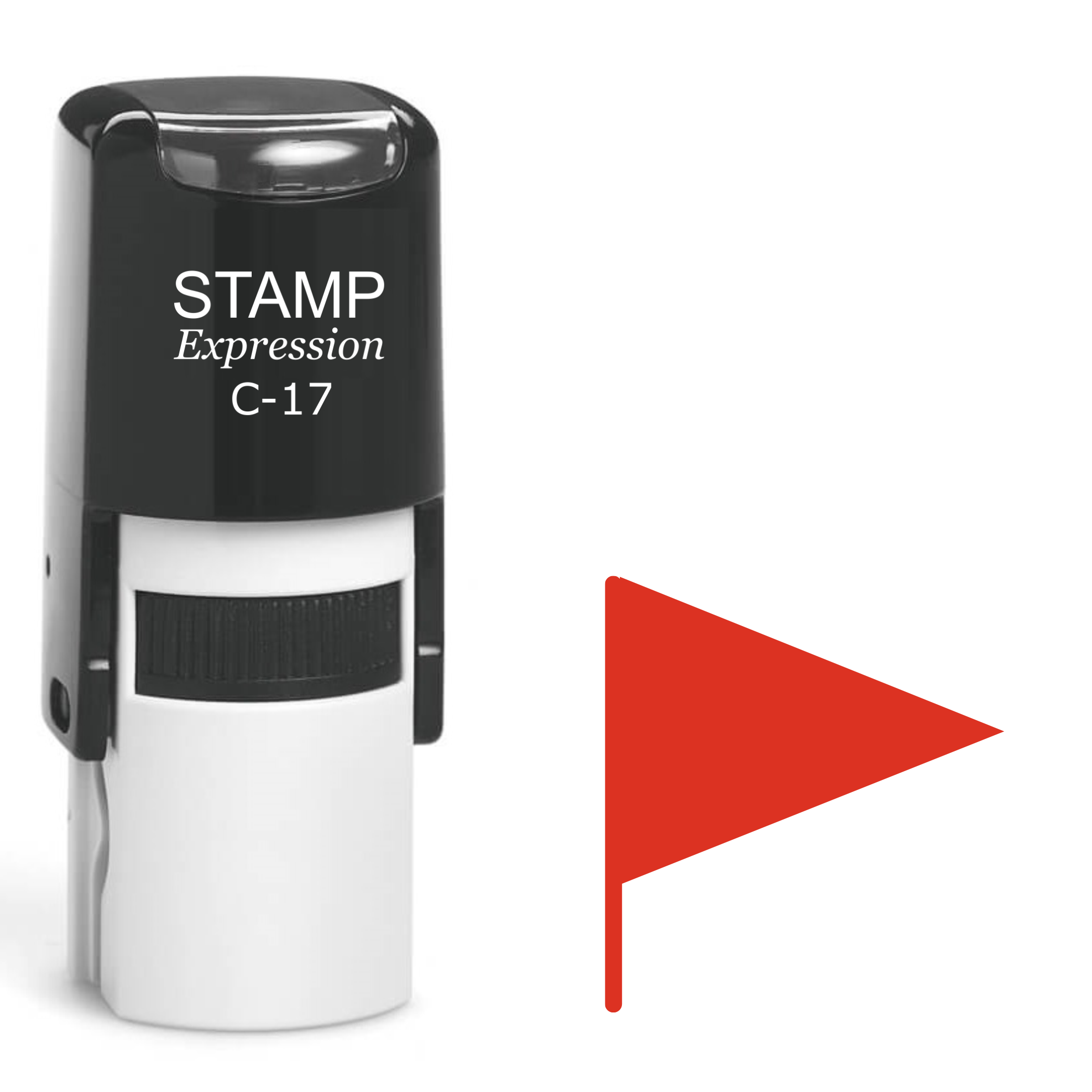 Red flag Self Inking Rubber Stamp (SH-63981)
