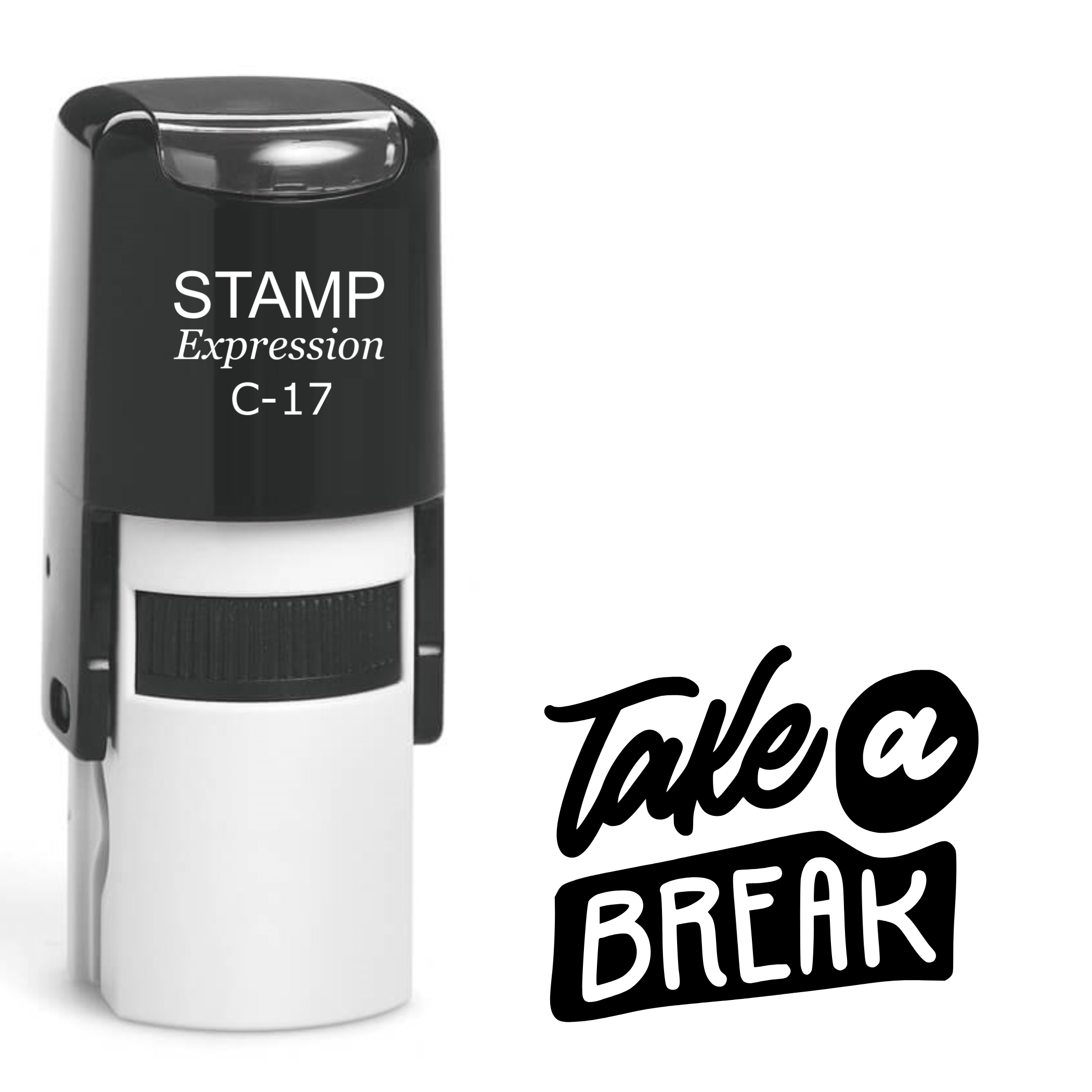 Take a break teacher classroom Self Inking Rubber Stamp (SH-63989)