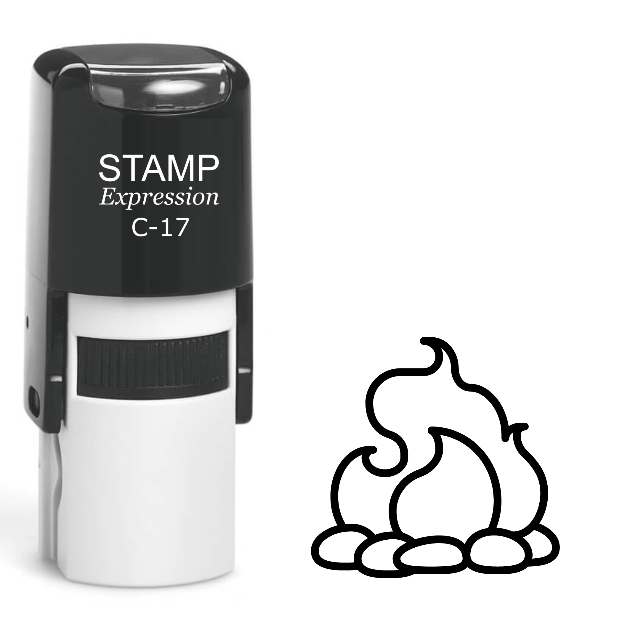 Campfire Self Inking Rubber Stamp (SH-64137)