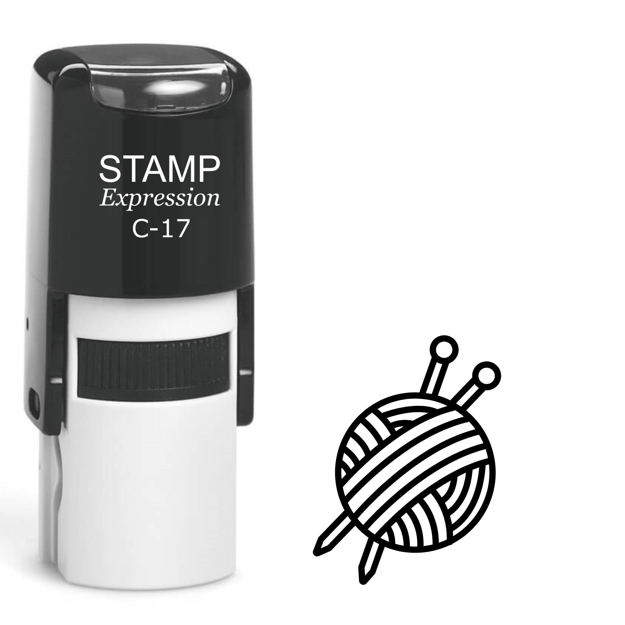 Ball of yarn Self Inking Rubber Stamp (SH-64228)