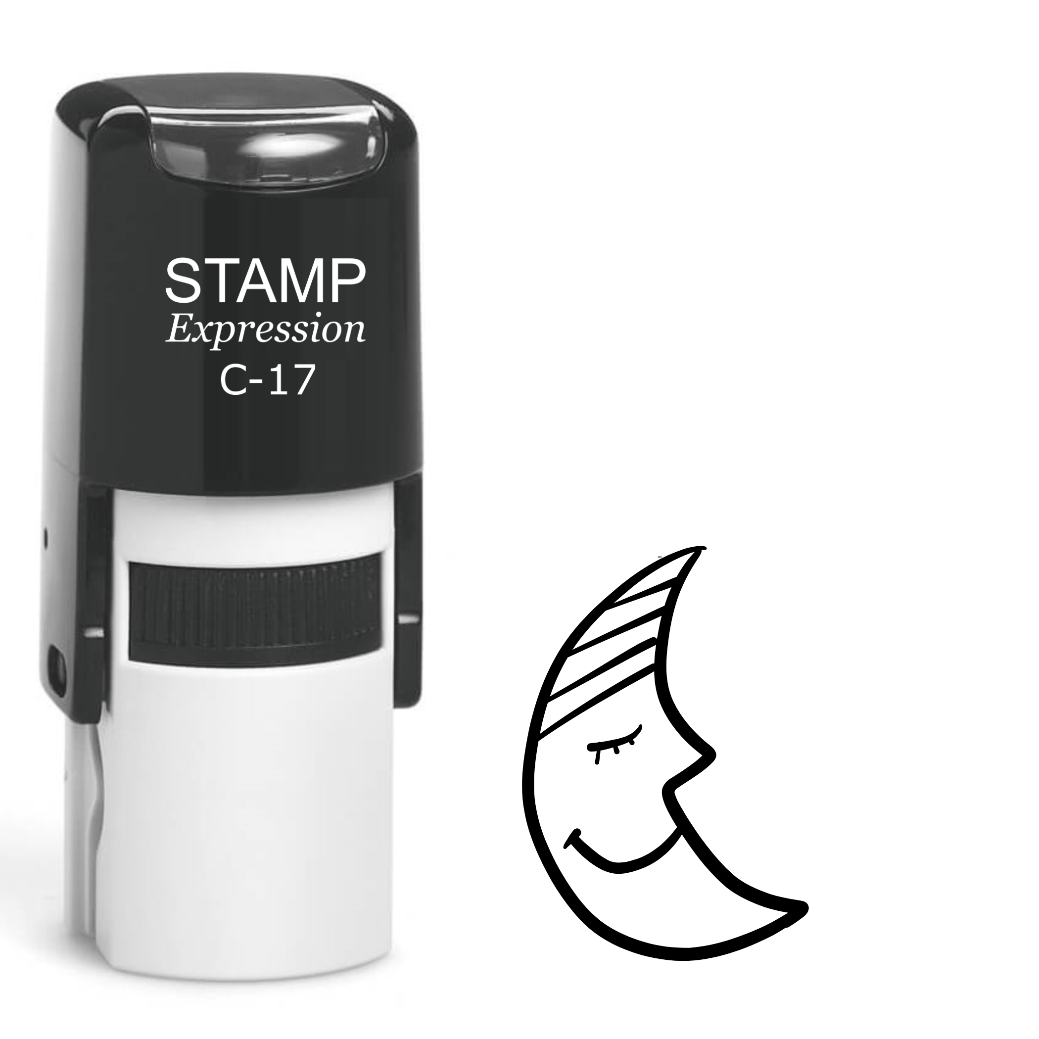 Sleeping moon Self Inking Rubber Stamp (SH-64252)