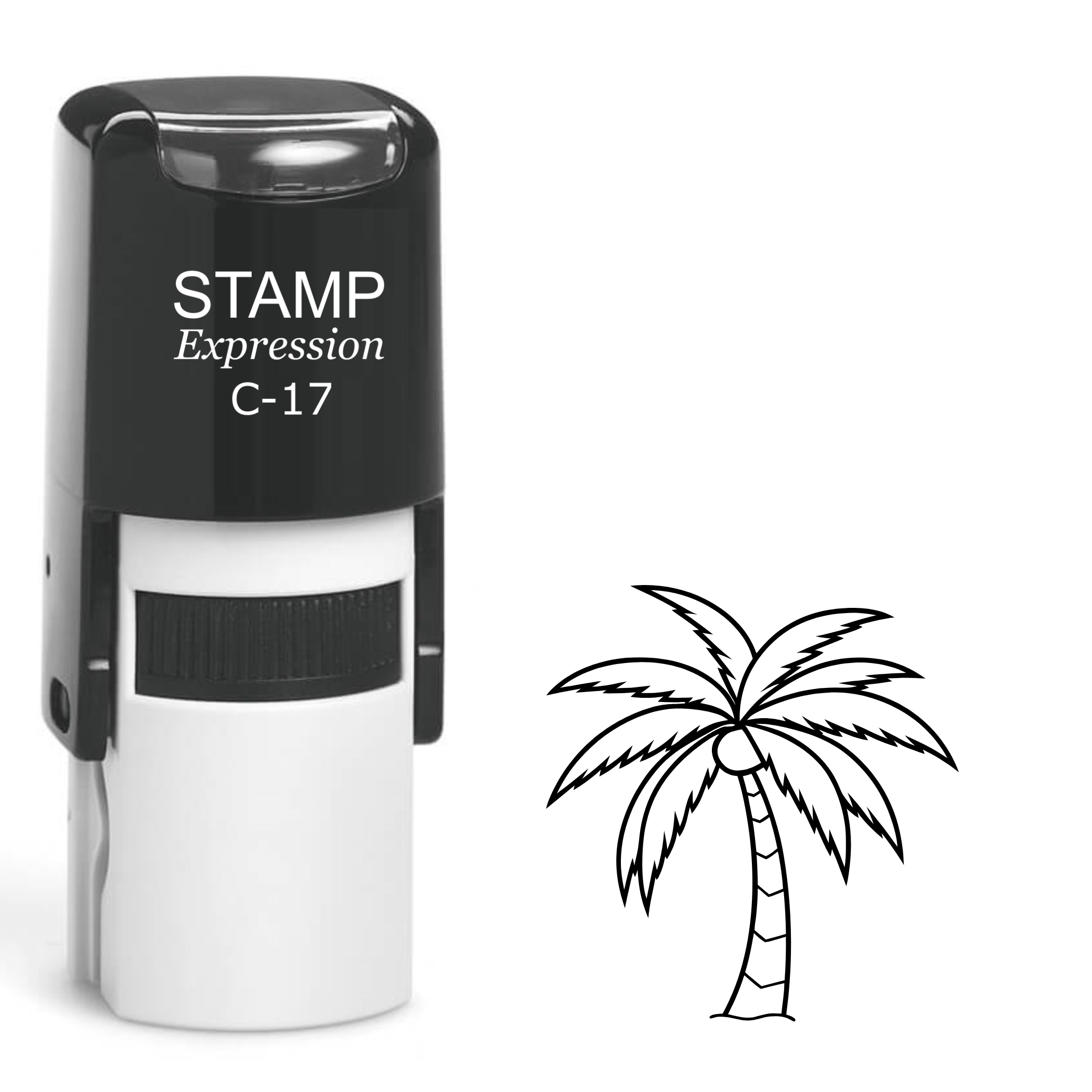 Palm tree Self Inking Rubber Stamp (SH-64258)