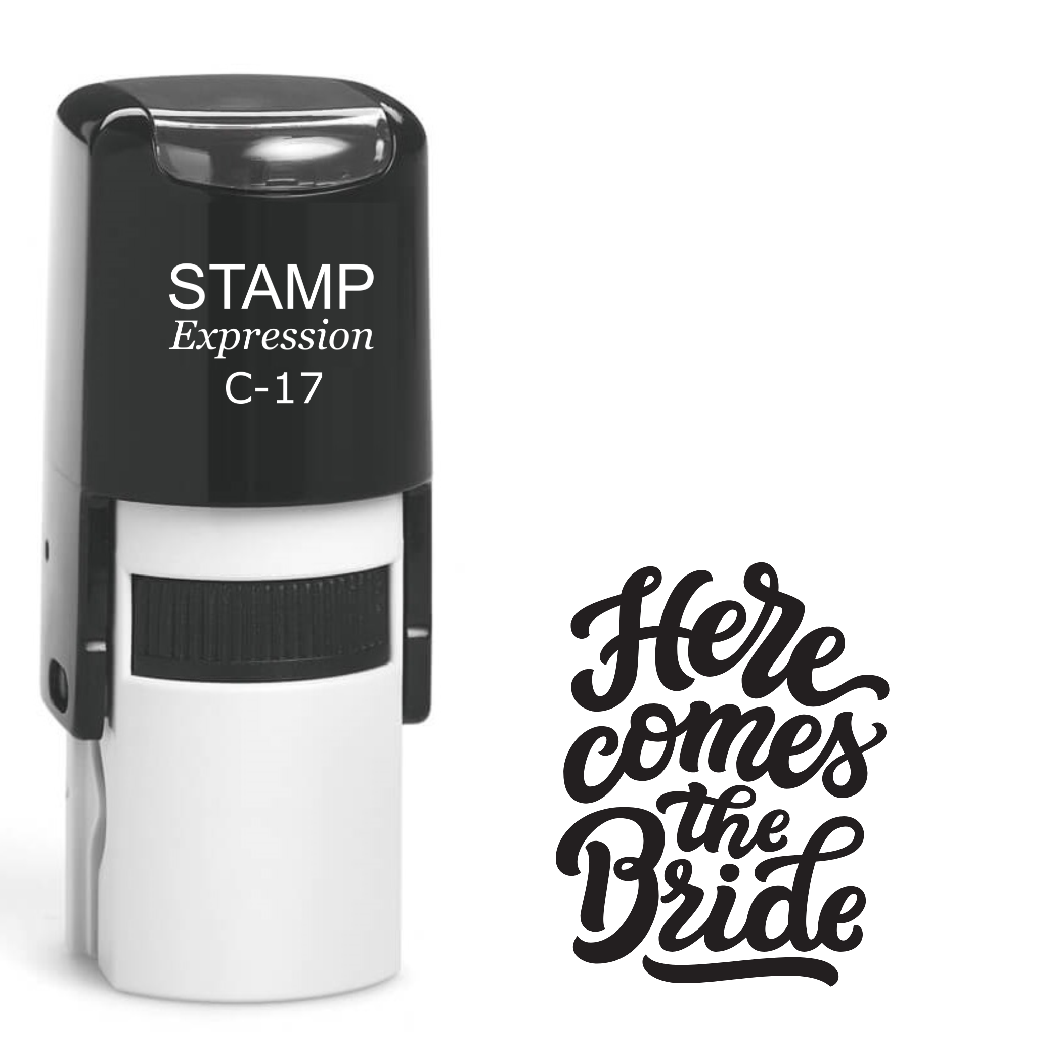 Here Comes the Bride Self Inking Rubber Stamp (SH-64286)