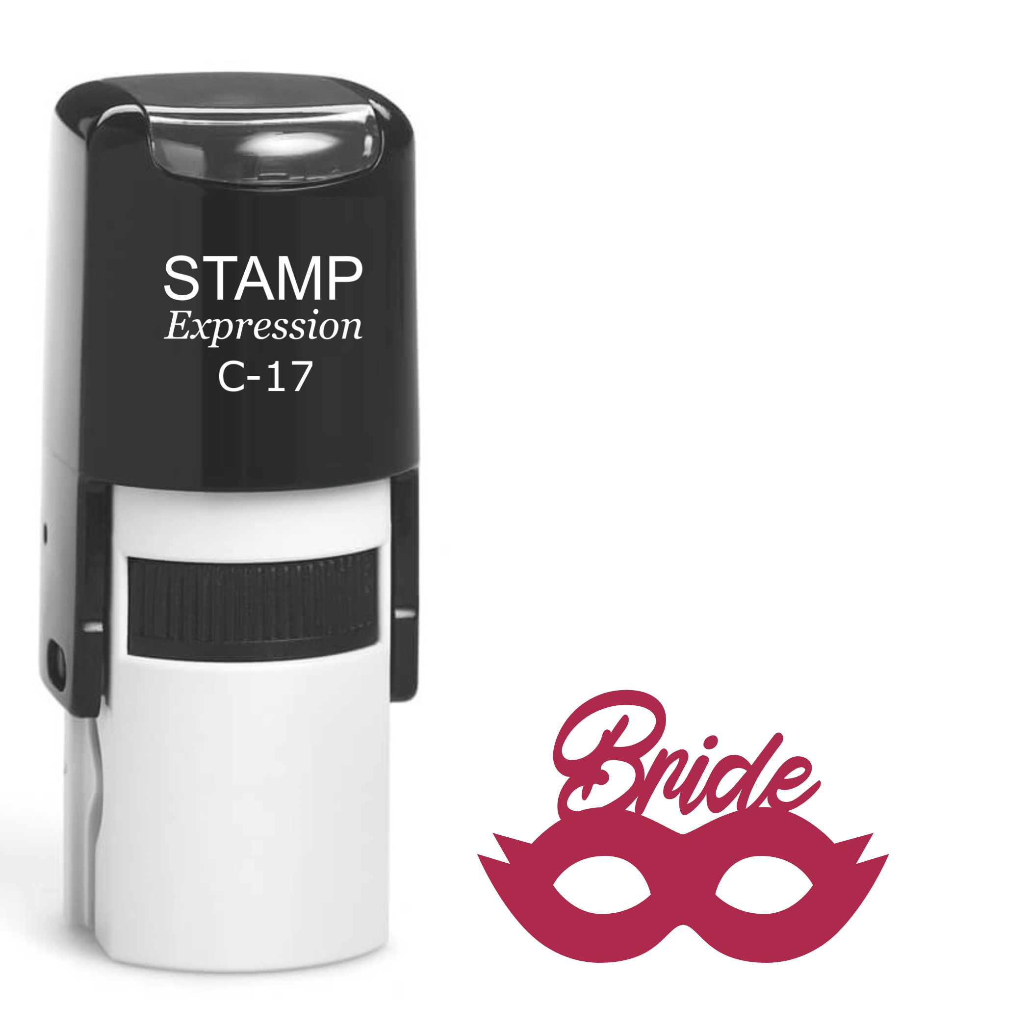 Bride mask bachelorette party Self Inking Rubber Stamp (SH-64288)