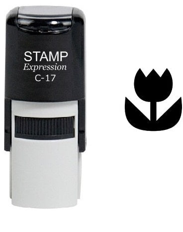 Tulip Flower Self Inking Rubber Stamp (SH-6433)