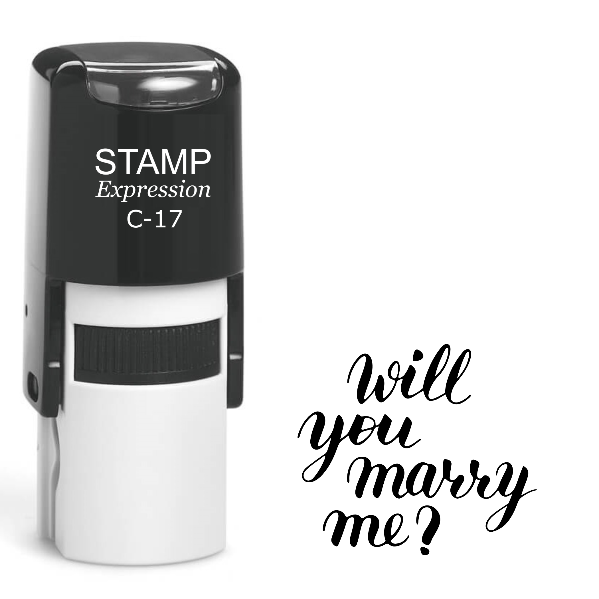 Will You Marry Me Self Inking Rubber Stamp (SH-64332)