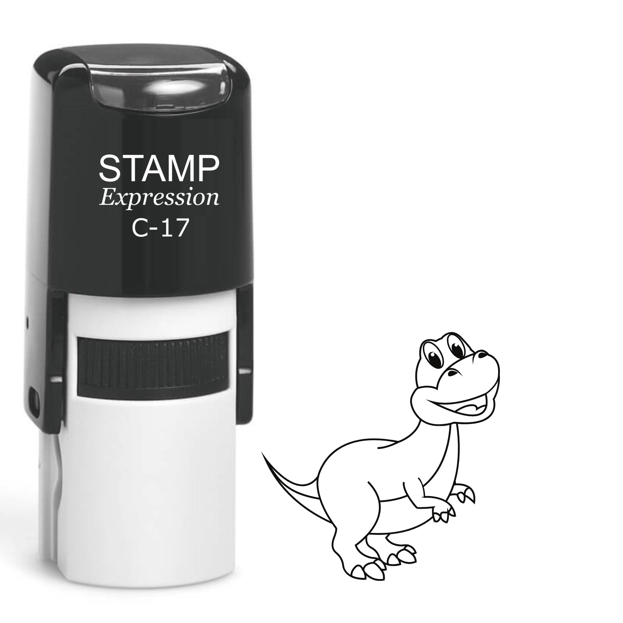 Silly baby T-Rex Self Inking Rubber Stamp (SH-64359)