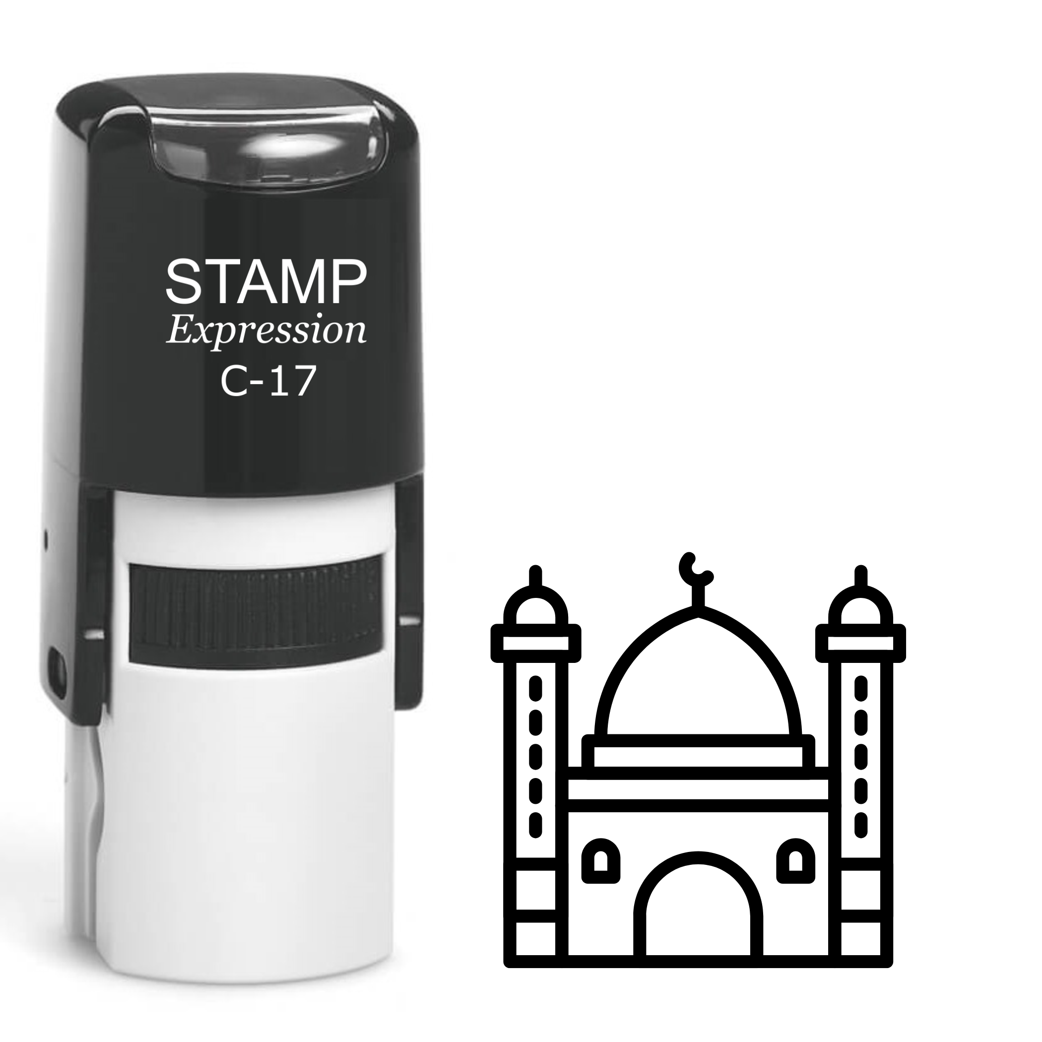 Mosque Self Inking Rubber Stamp (SH-64368)