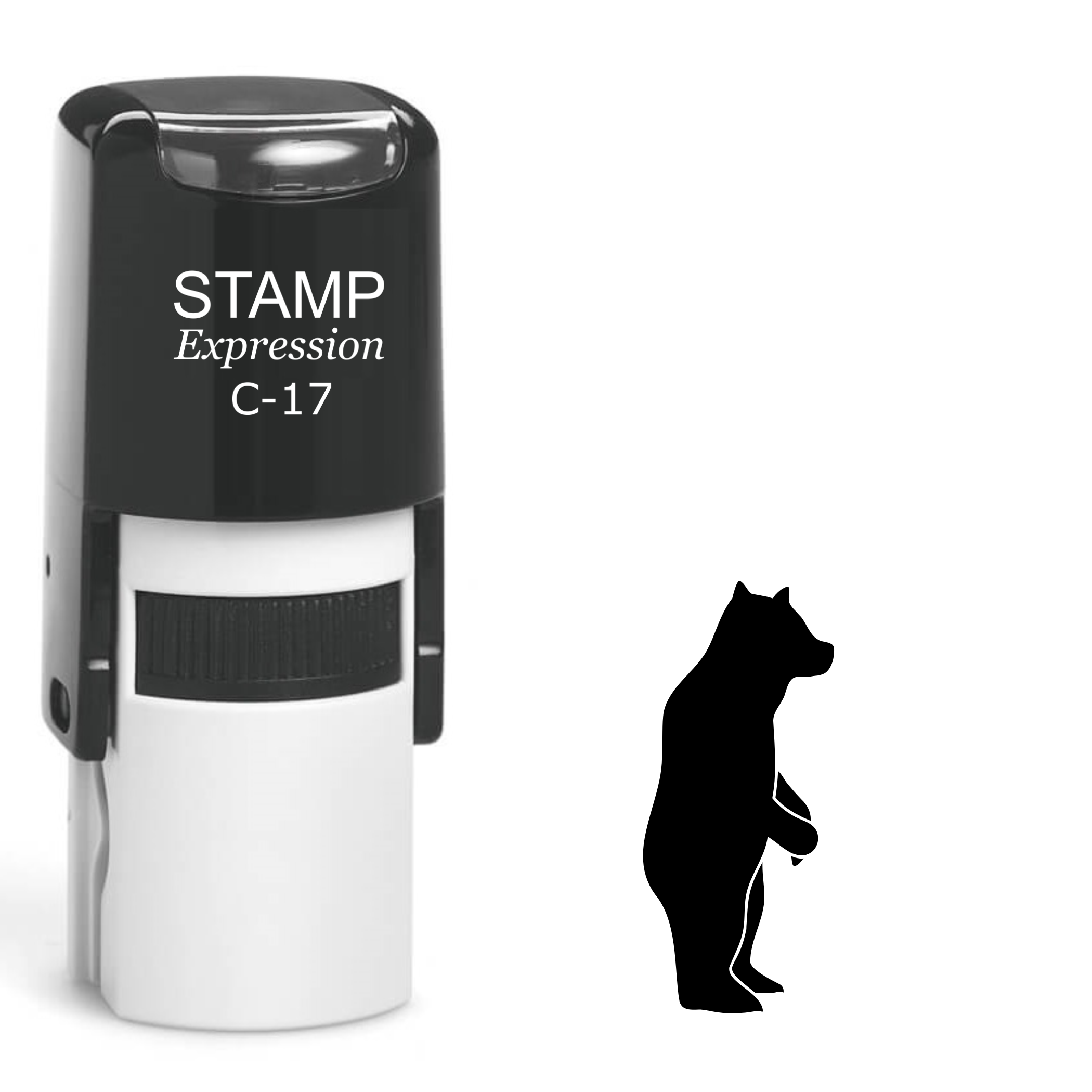 Standing bear Self Inking Rubber Stamp (SH-64381)