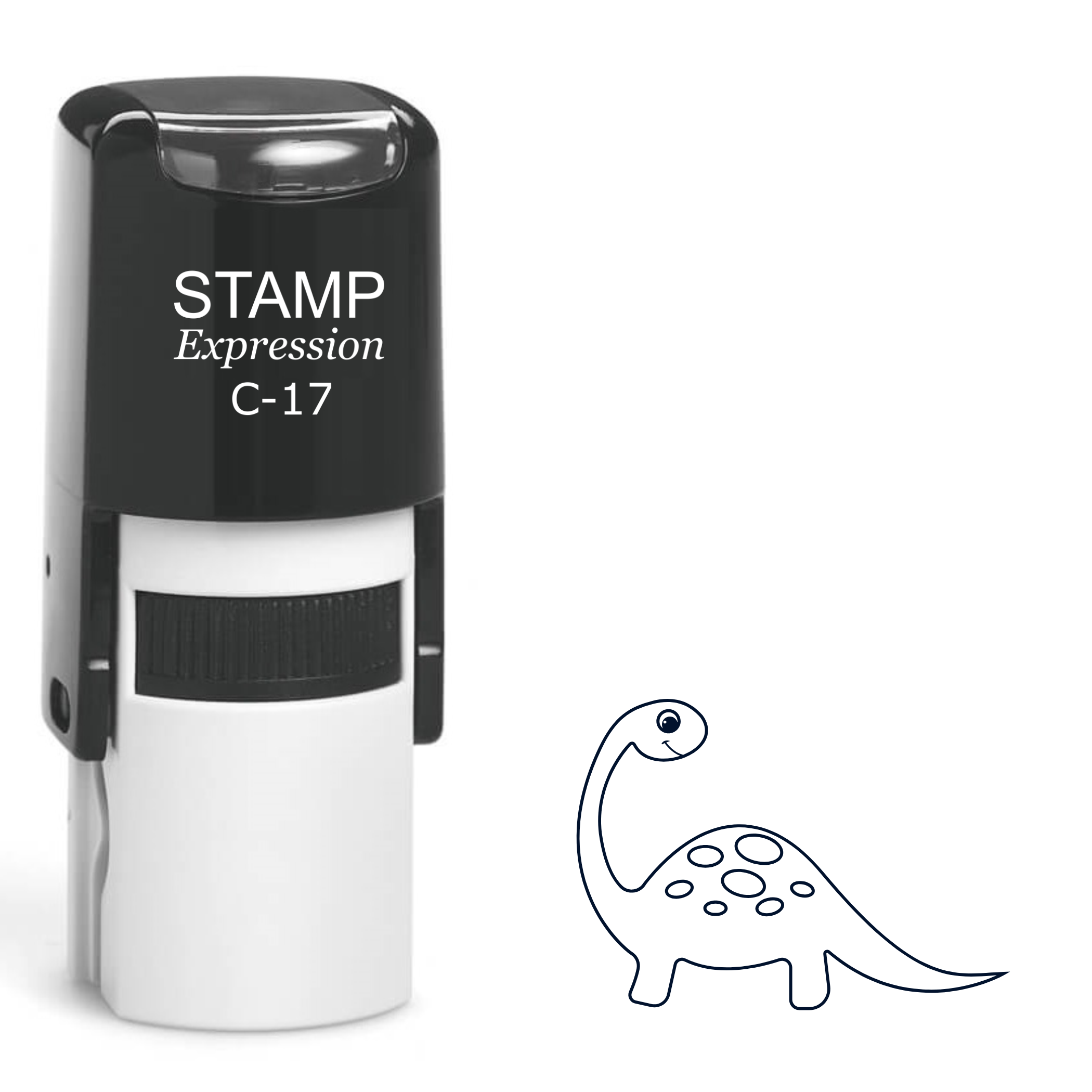 Sweet baby stegosaurus Self Inking Rubber Stamp (SH-64410)