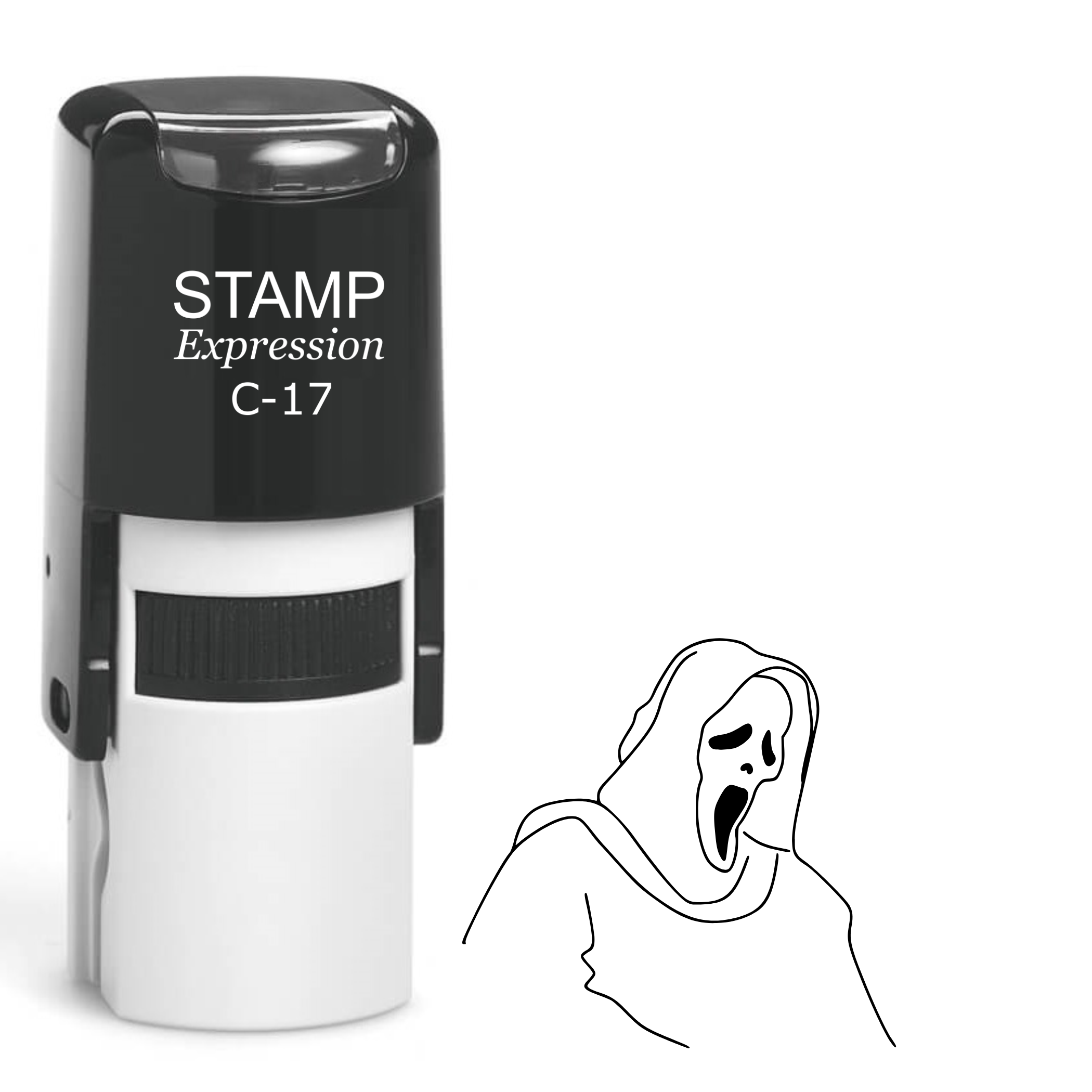 Massage professional outline Self Inking Rubber Stamp (SH-64465)