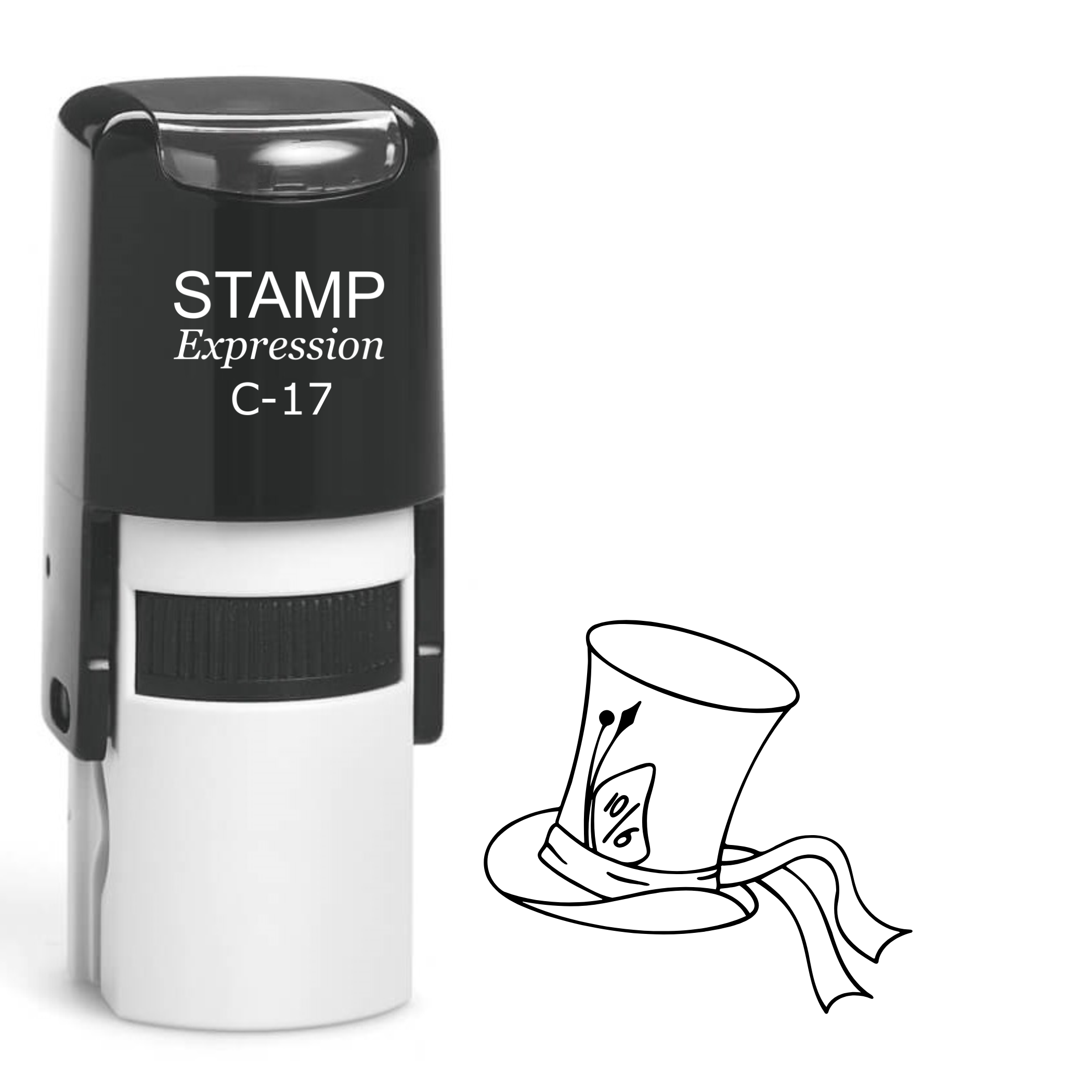 Checkered teapot Self Inking Rubber Stamp (SH-64468)