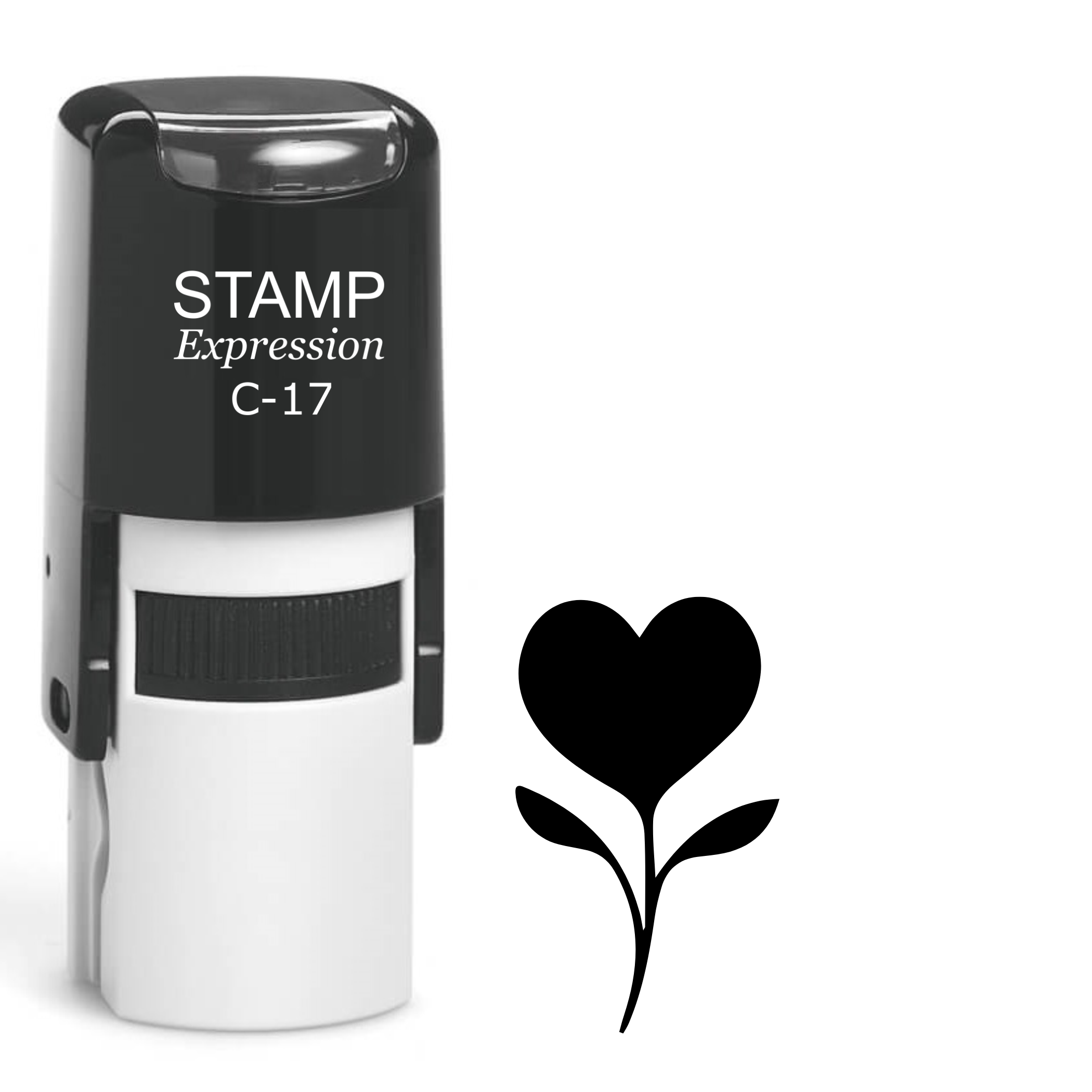 Pouring coffee into cup silhouette Self Inking Rubber Stamp (SH-64472)