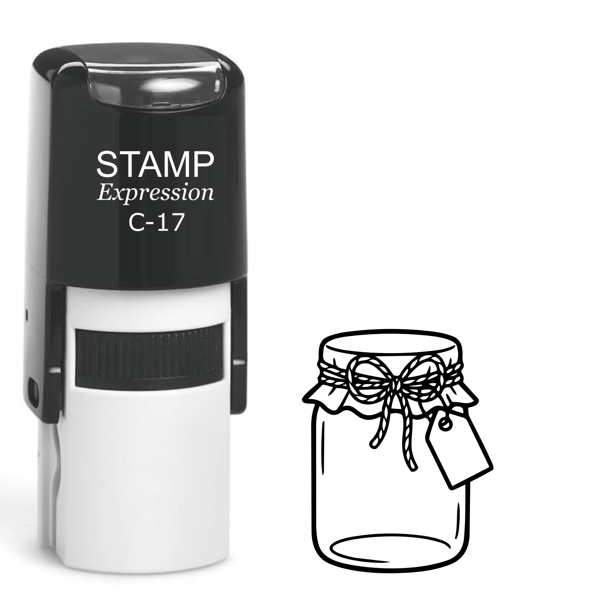 Cute love duck with heart and arrow Self Inking Rubber Stamp (SH-64477)