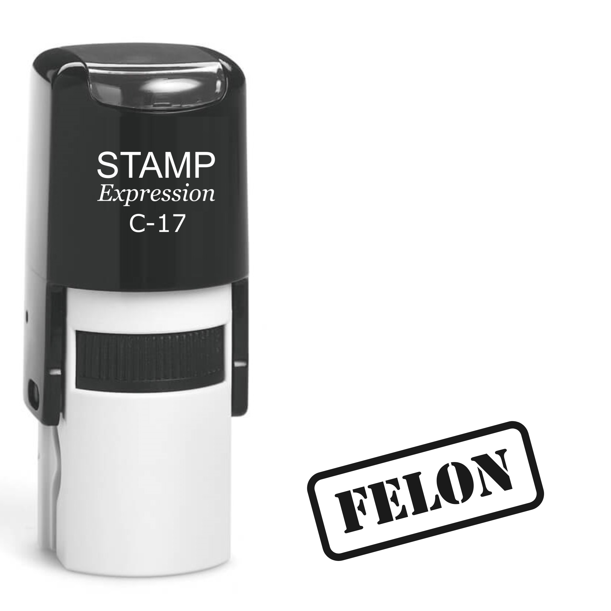 Duplicate circle outline with dots Self Inking Rubber Stamp (SH-64490)