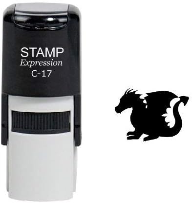 Winged Dragon Self Inking Rubber Stamp (SH-6459)