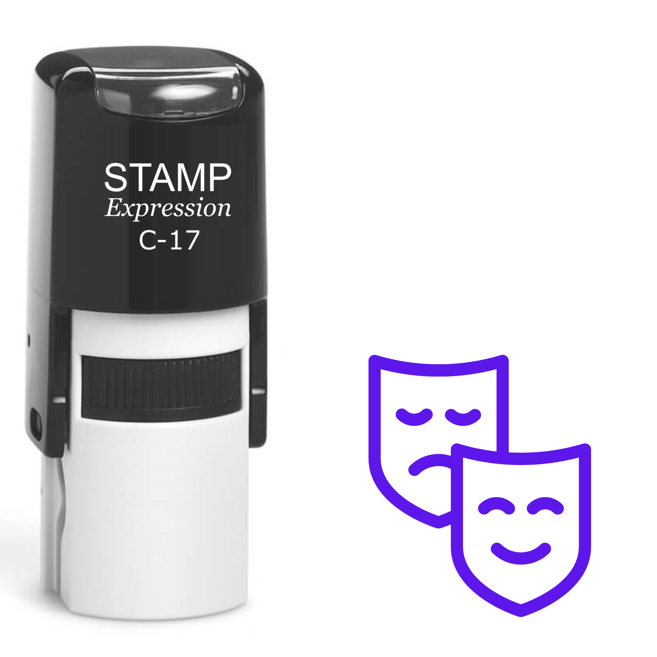 Theater masks Self Inking Rubber Stamp (SH-64727)