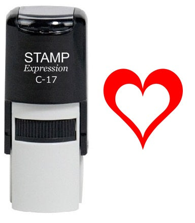 Heart Self Inking Rubber Stamp (SH-6494)