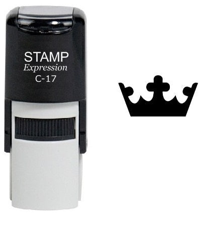 Regal Crown Self Inking Rubber Stamp