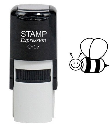 Happy Bee Self Inking Rubber Stamp (SH-6546)