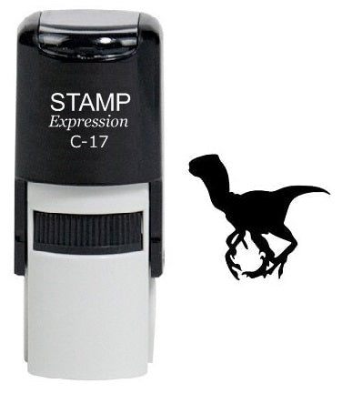 Raptor Dinosaur Self Inking Rubber Stamp