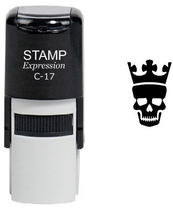 King Skull Self Inking Rubber Stamp (SH-6604)