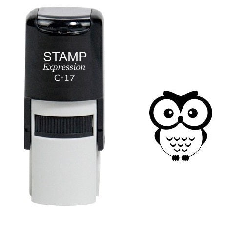 Cute Owl Self Inking Rubber Stamp (SH-6695)
