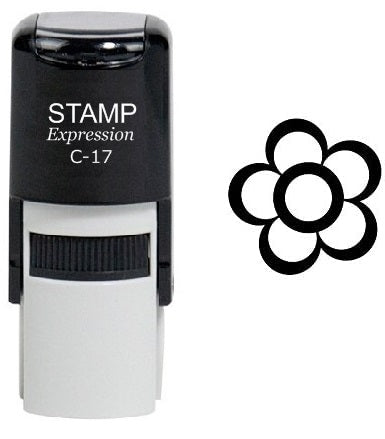 Blooming Flower Self Inking Rubber Stamp (SH-6845)